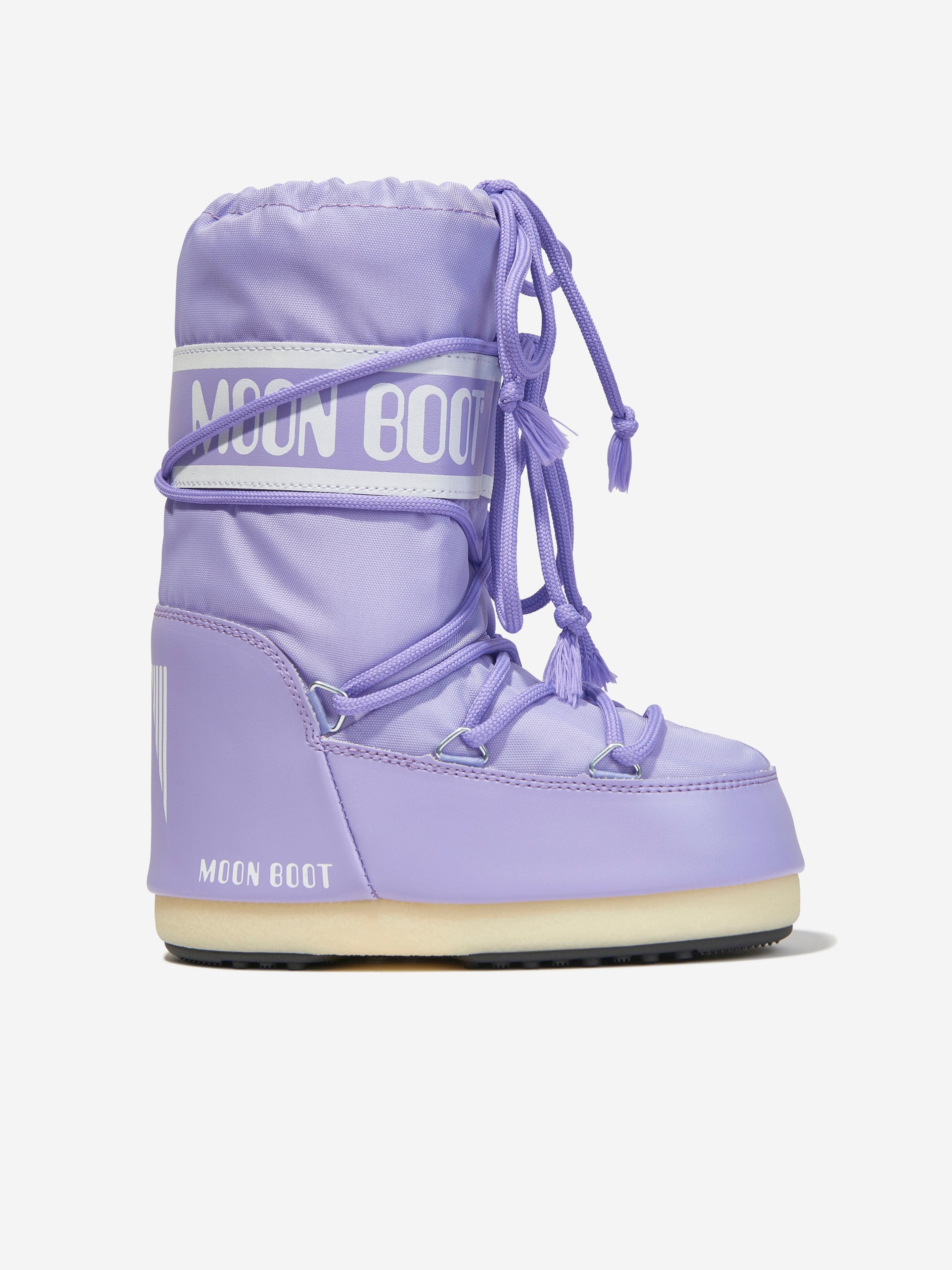 Moon Boot Kids Icon Nylon Snow Boots in Purple Fast Delivery Sale Online