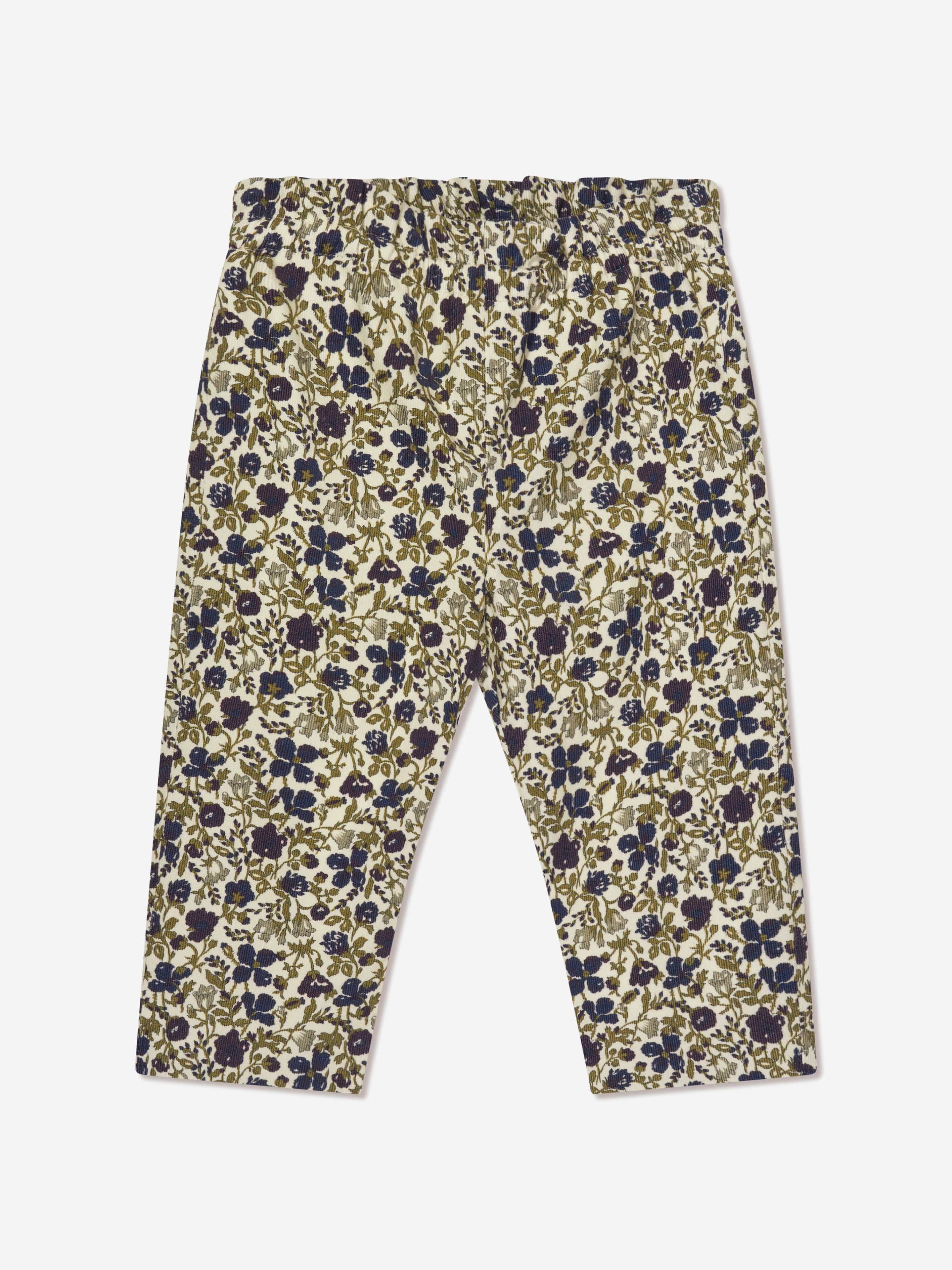 Bonpoint Baby Girls Tweety Floral Trouses in Beige Sale Geniue Stockist