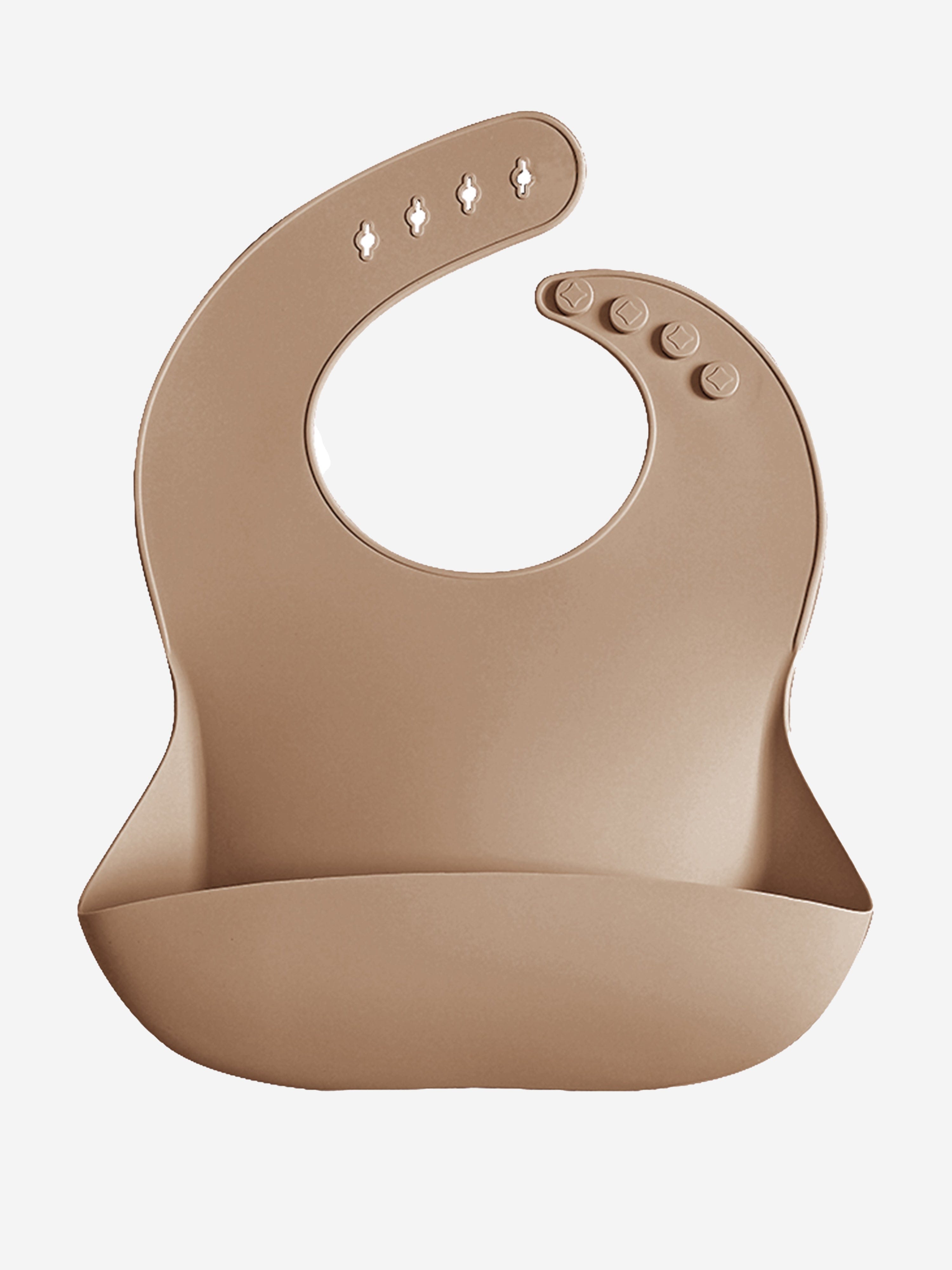 Bloom Bambini Baby Everyday Silicone Bib in Brown Sale With Credit Card