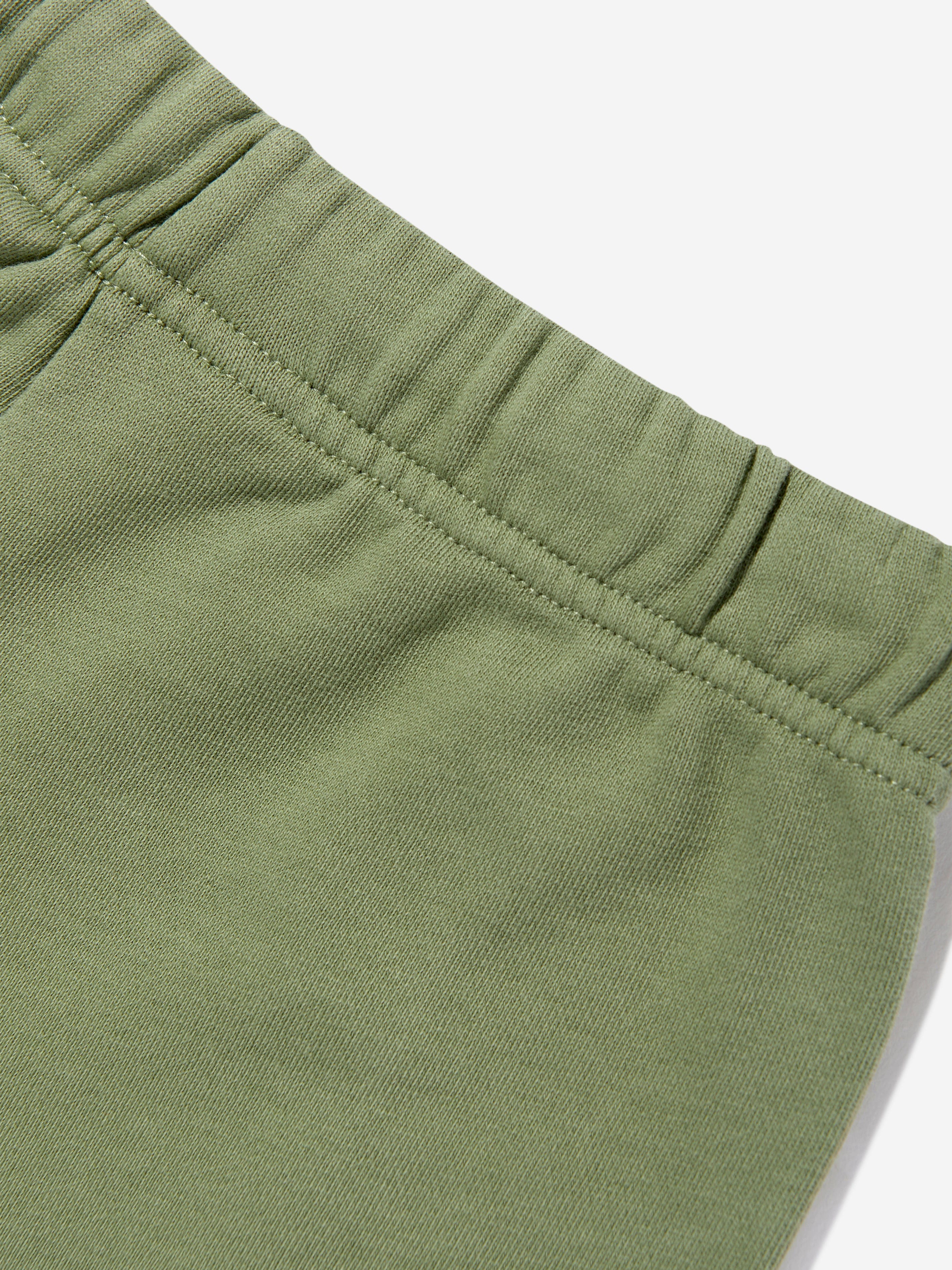 Palm Angels Boys Classic Overlogo Shorts in Green Discount Wiki