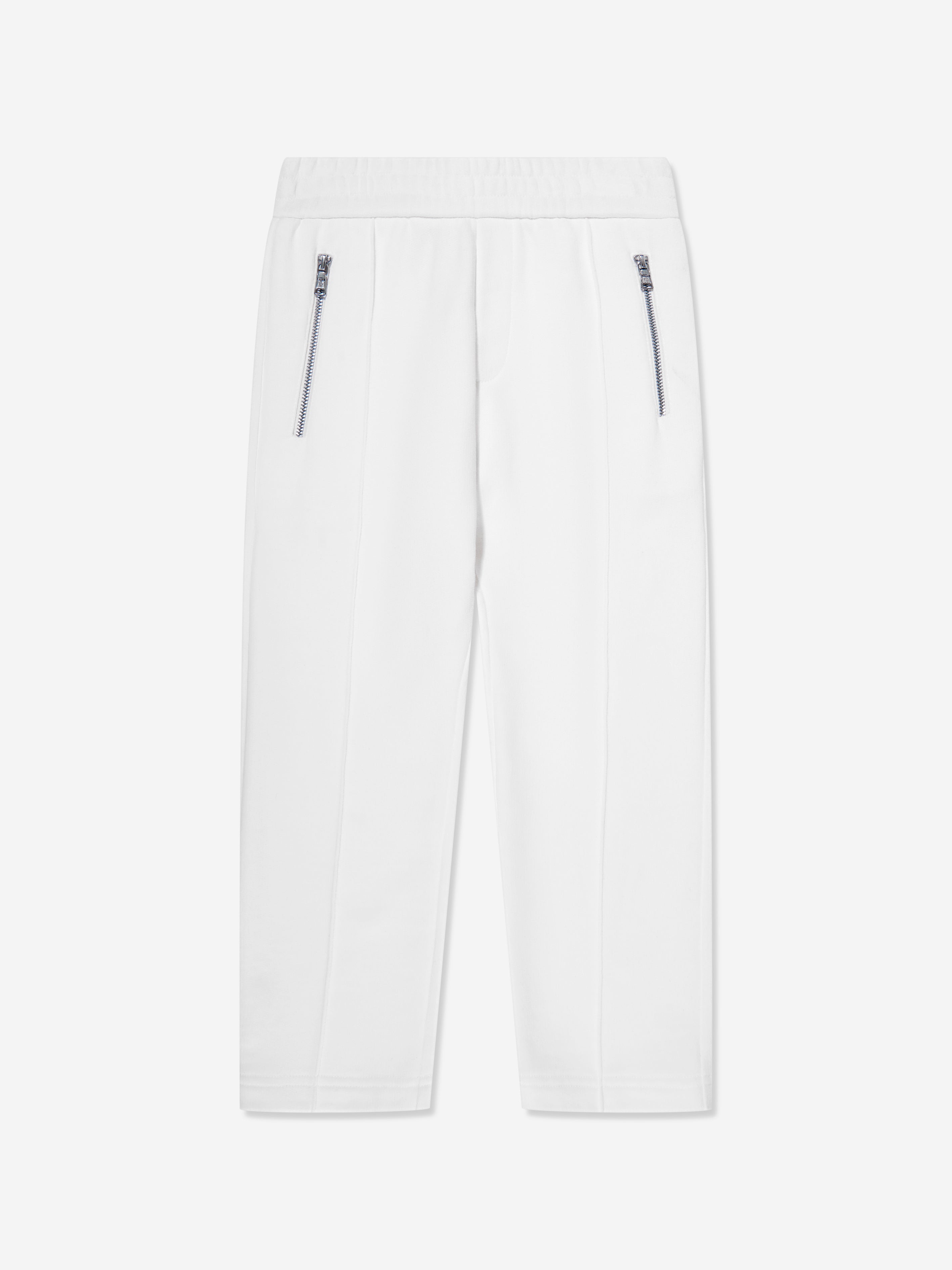 Moncler Enfant Boys Logo Sweatpants in White Cheap Sale Big Sale