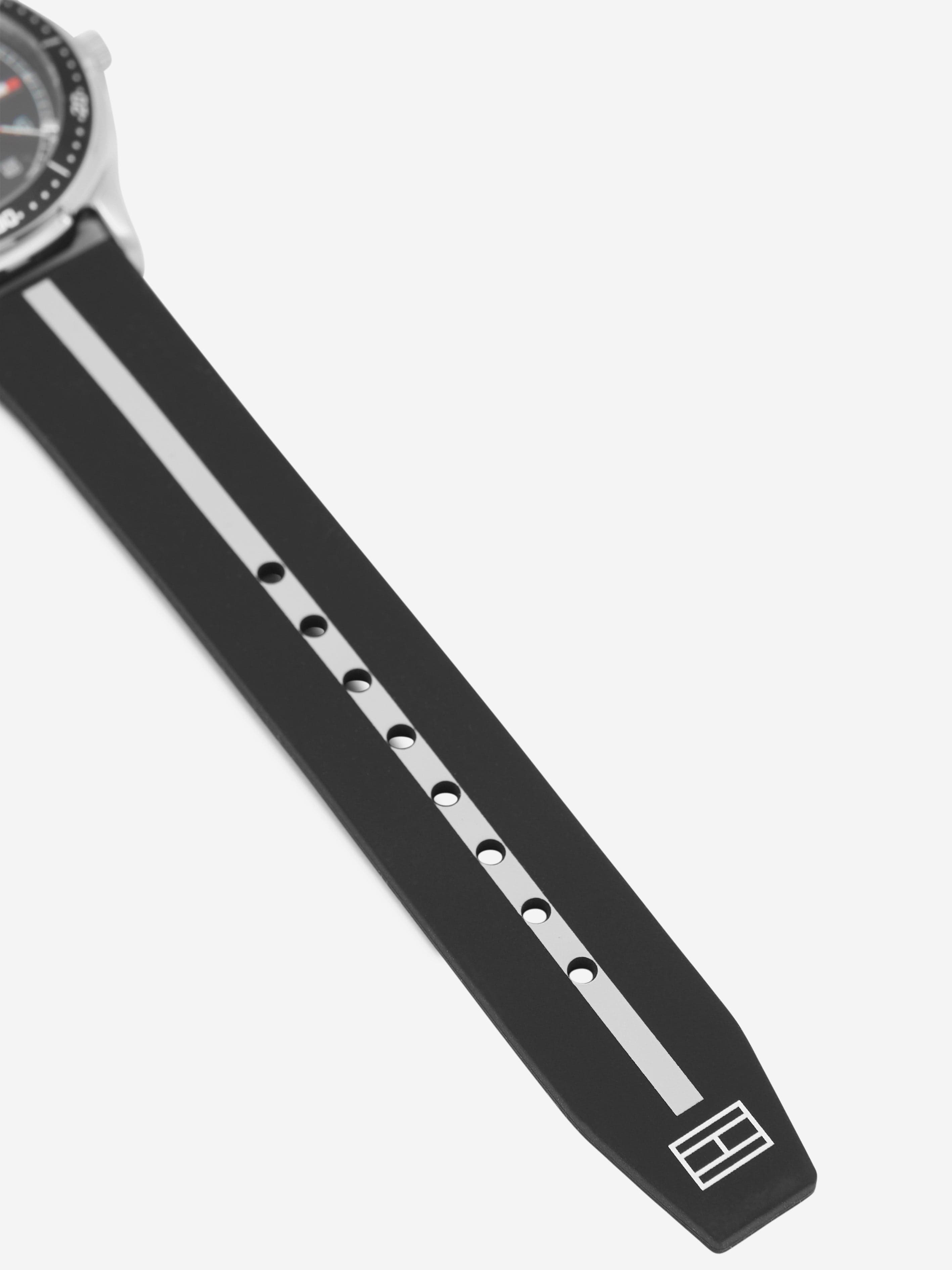 Tommy Hilfiger Boys Logo Strap Watch in Black in 34mm (One Size) Enjoy Cheap Pice