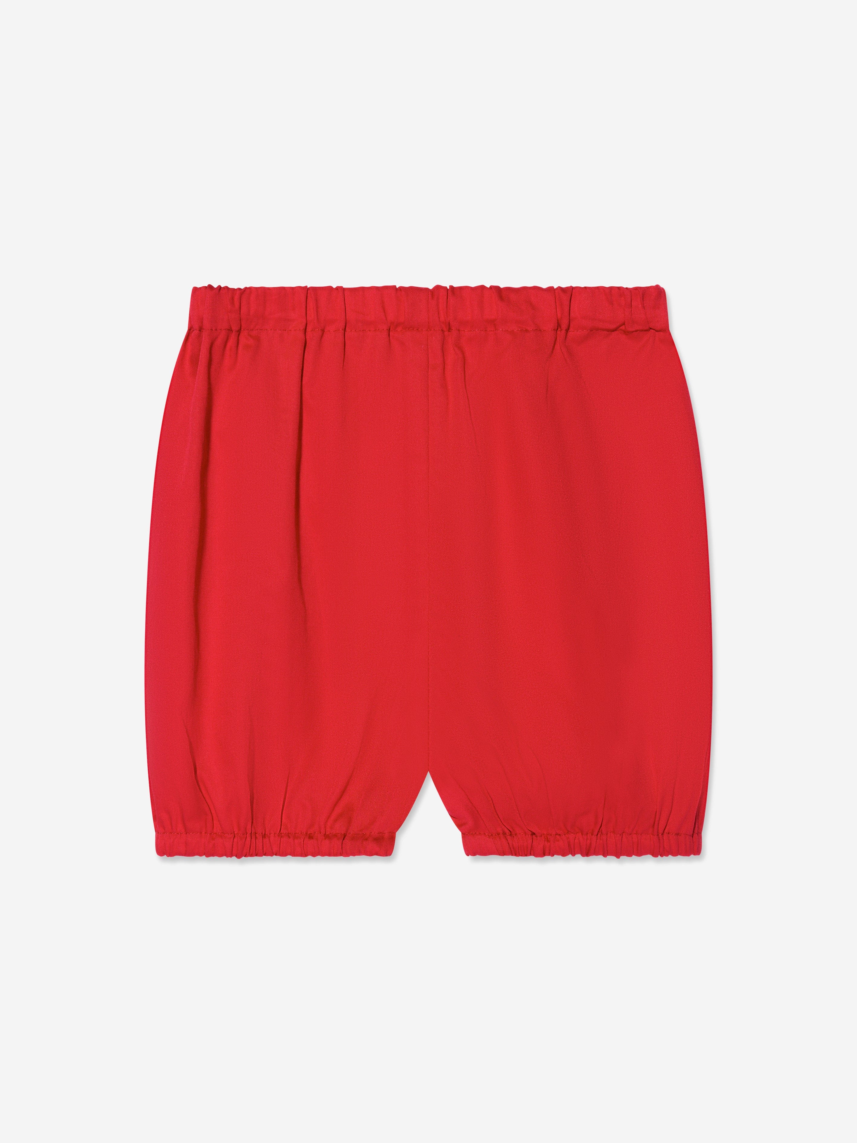 Rachel Riley Baby Girls Classic Smocked Dress And Bloomers in Red Free Shipping Best Pices