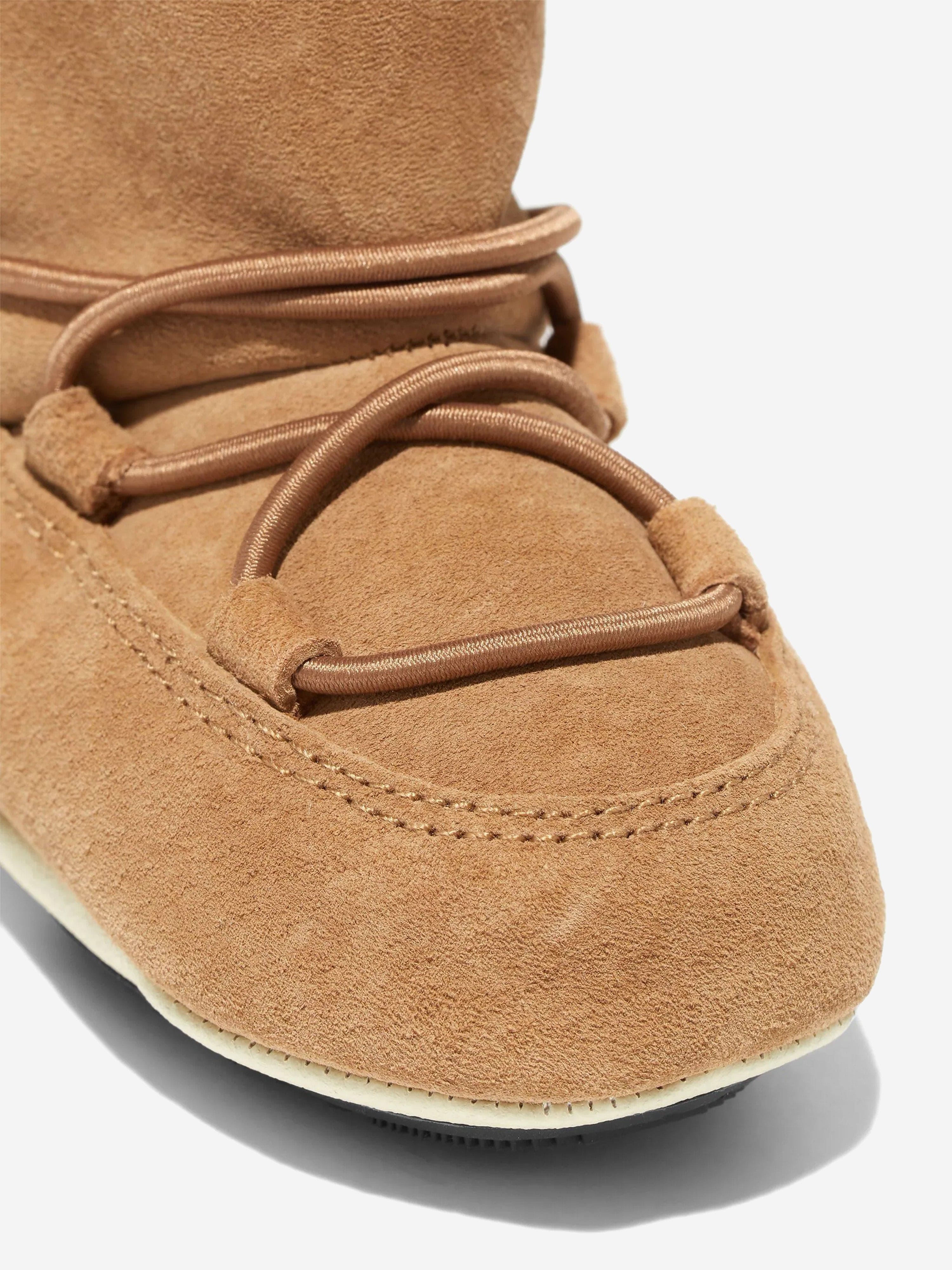 Moon Boot Baby Girls Suede Crib Boots in Brown Free Shipping Cheap Real