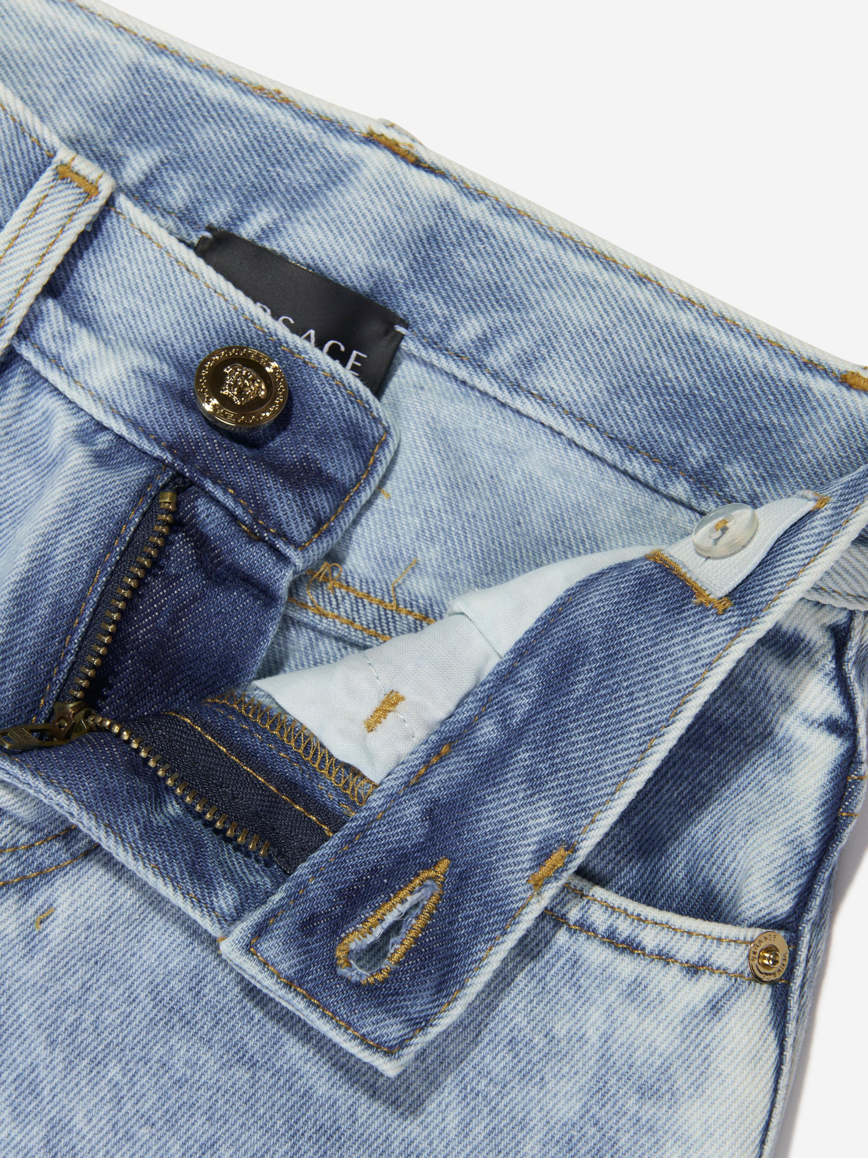 Versace Girls Slim Fit Jeans in Blue Wiki Cheap Pice