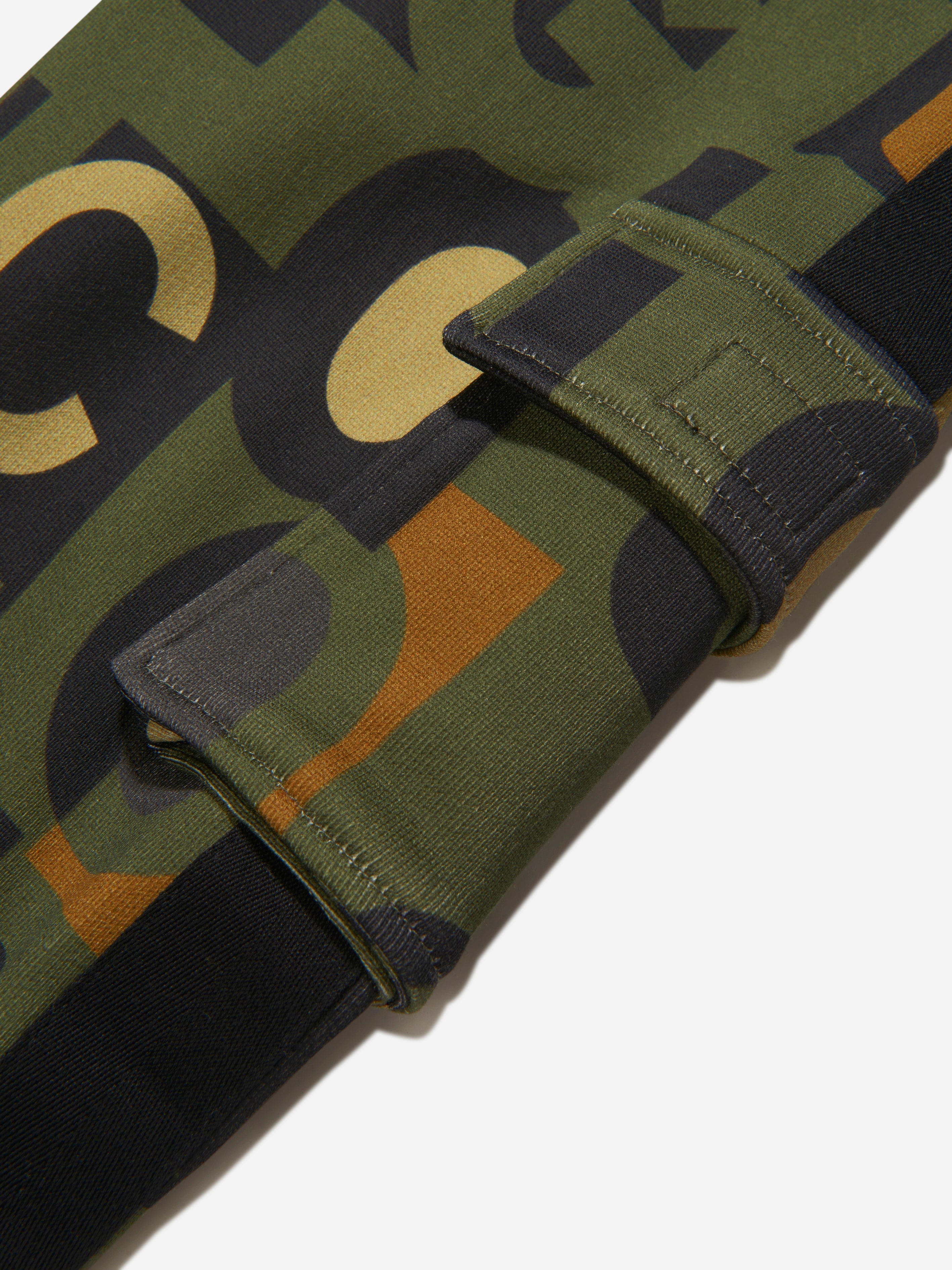 Dolce & Gabbana Boys Cotton Logo Miltary Trousers Big Sale Sale Online