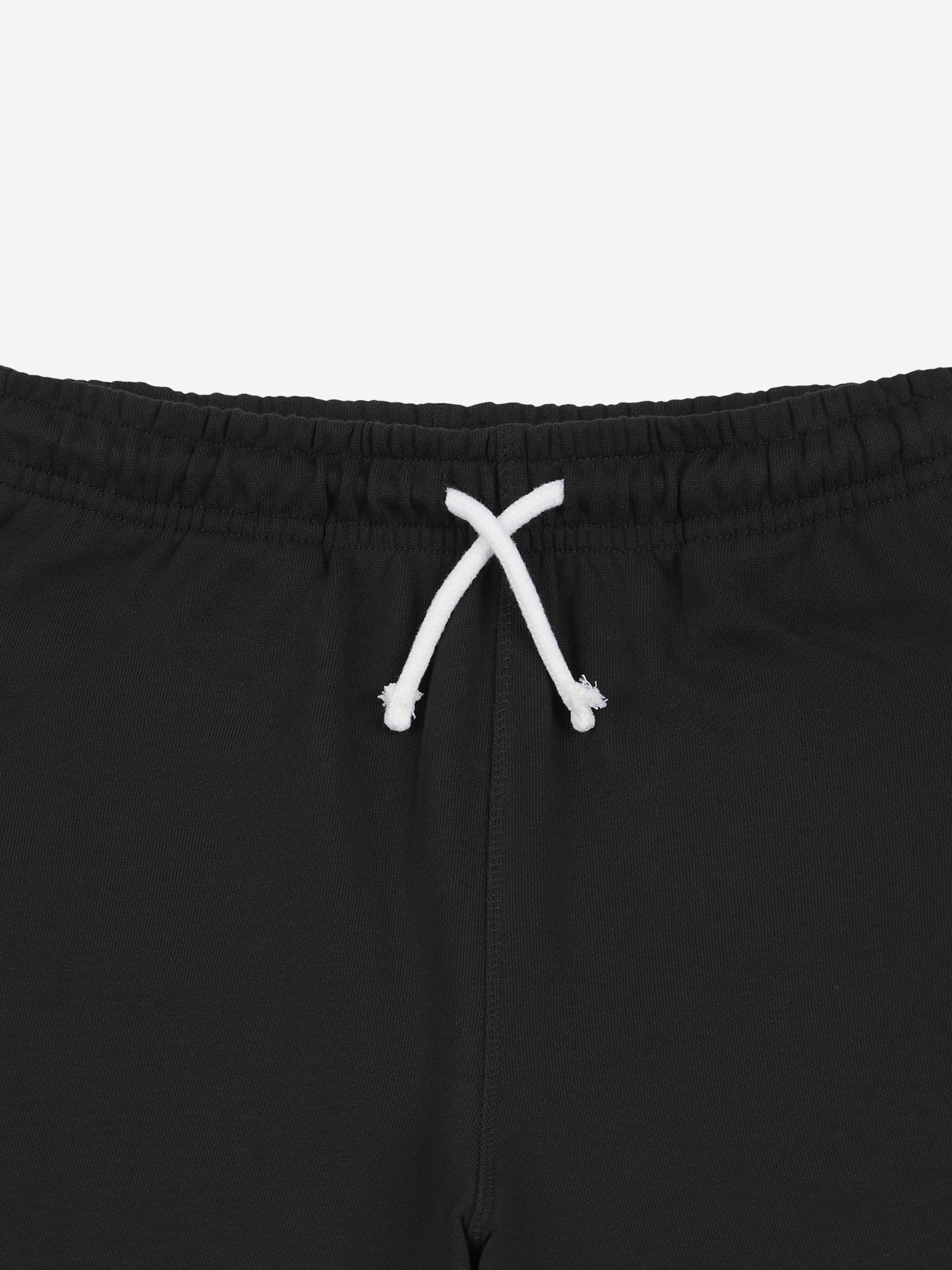 New Balance Boys French Terry Small Logo Shorts in Black Largest Supplier Online