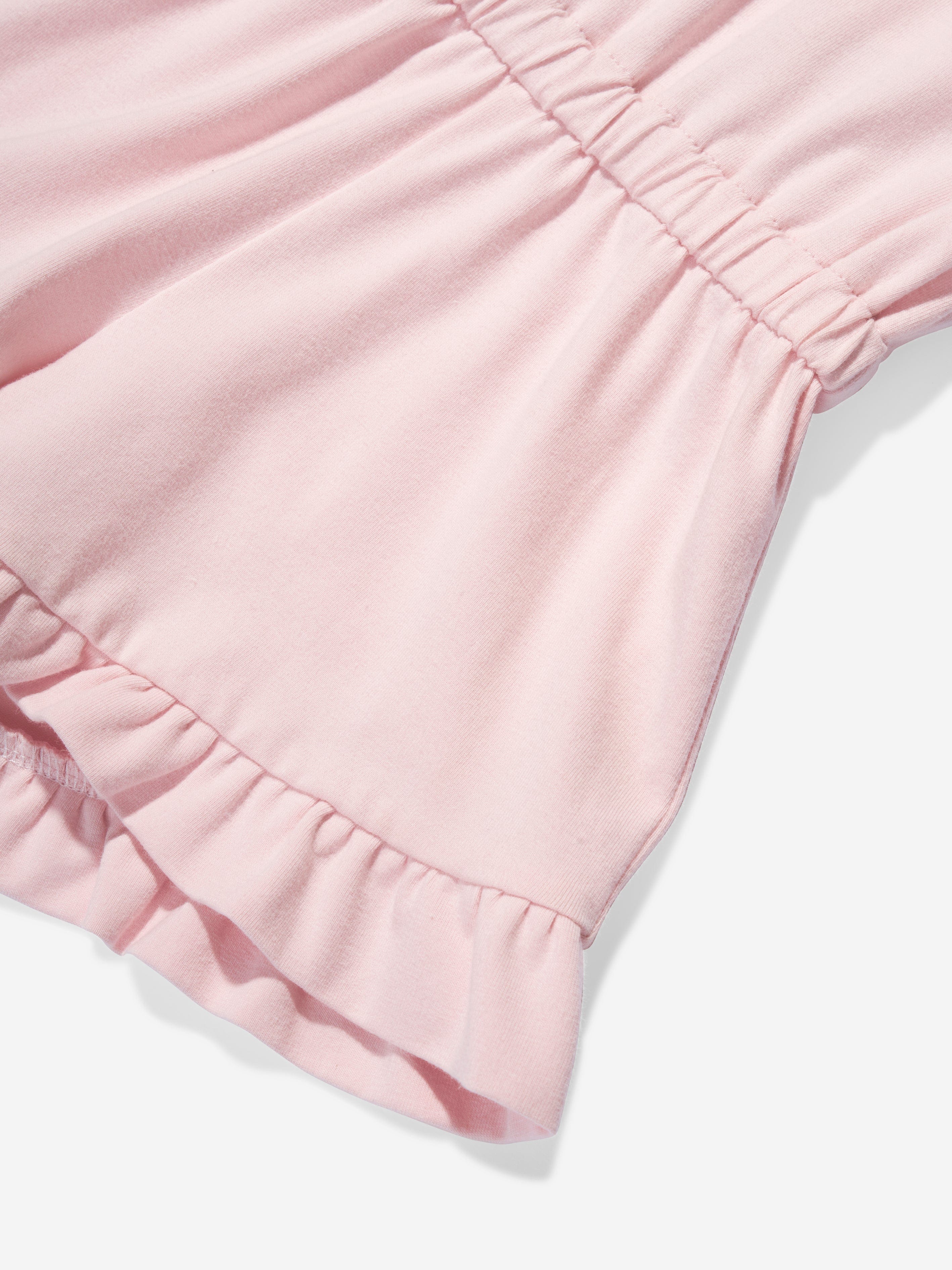 Moncler Enfant Baby Girls Logo Playsuit in Pink Fast Delivery Cheap Online