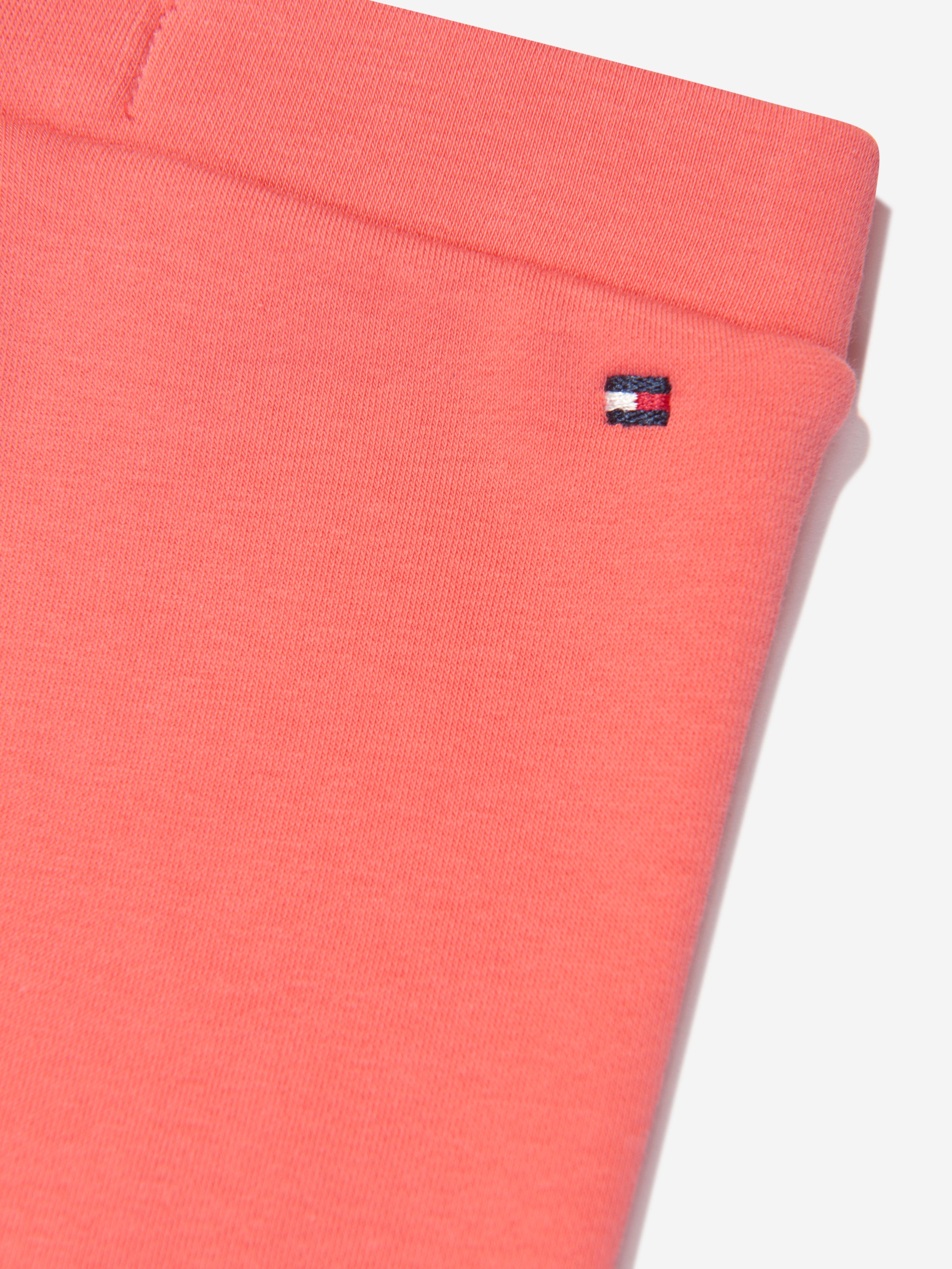 Tommy Hilfiger Girls Monotype Leggings in Peach Cheap Online
