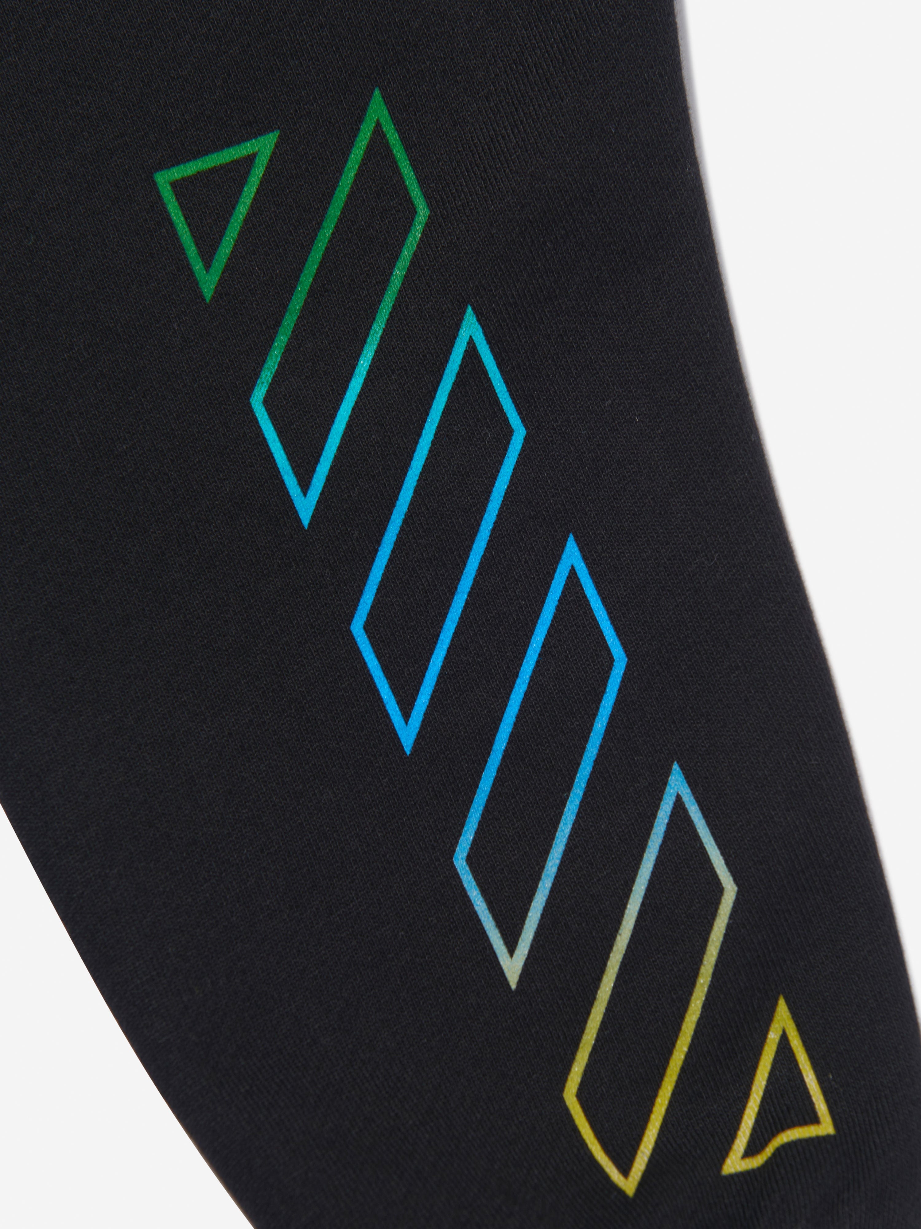 Off-White Kids Diagonal Rainbow Joggers in Black Clearance Online Amazon
