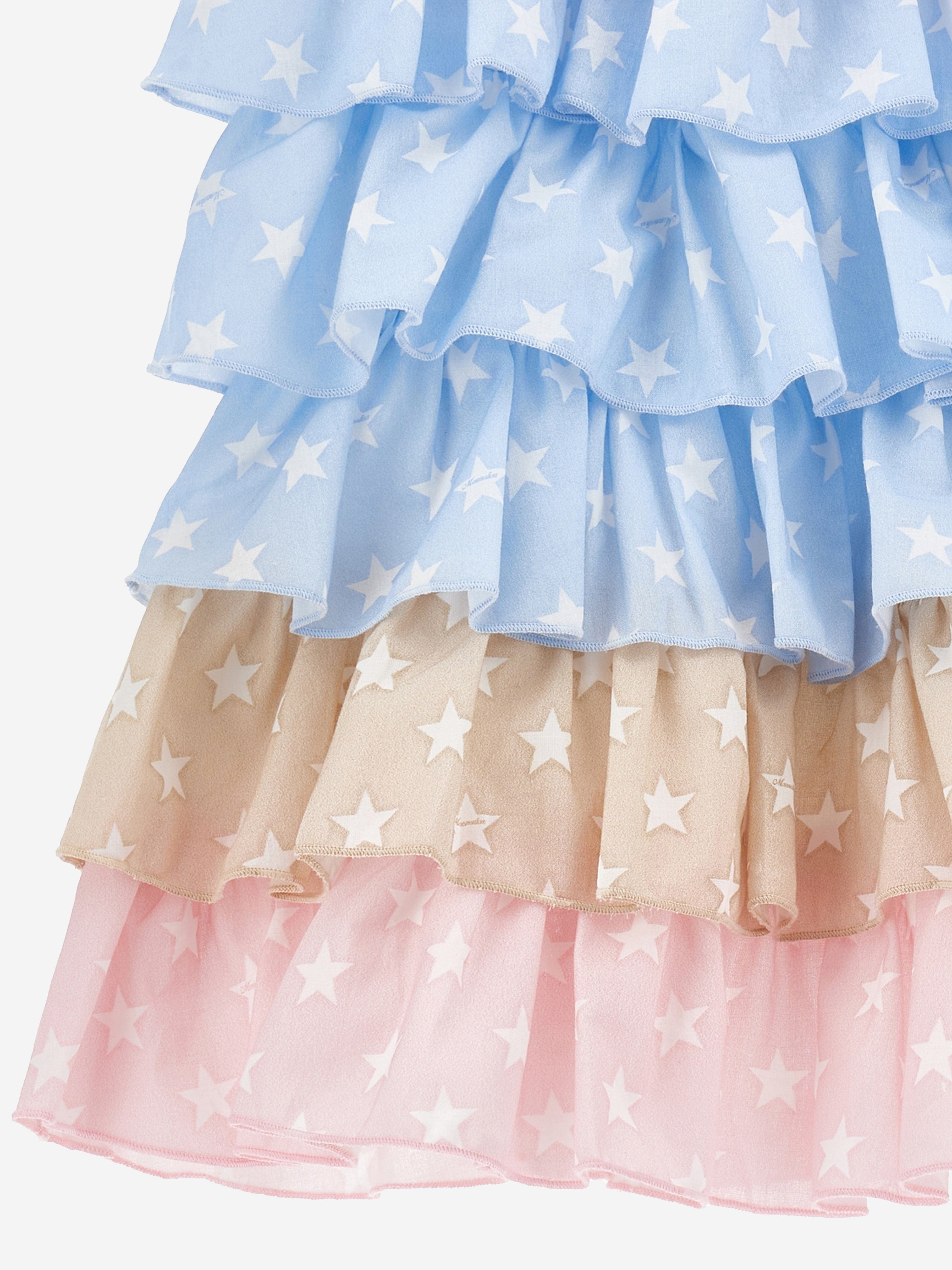 Monnalisa Girls Ruffle Sundress in Multicolour 2025 Newest Online