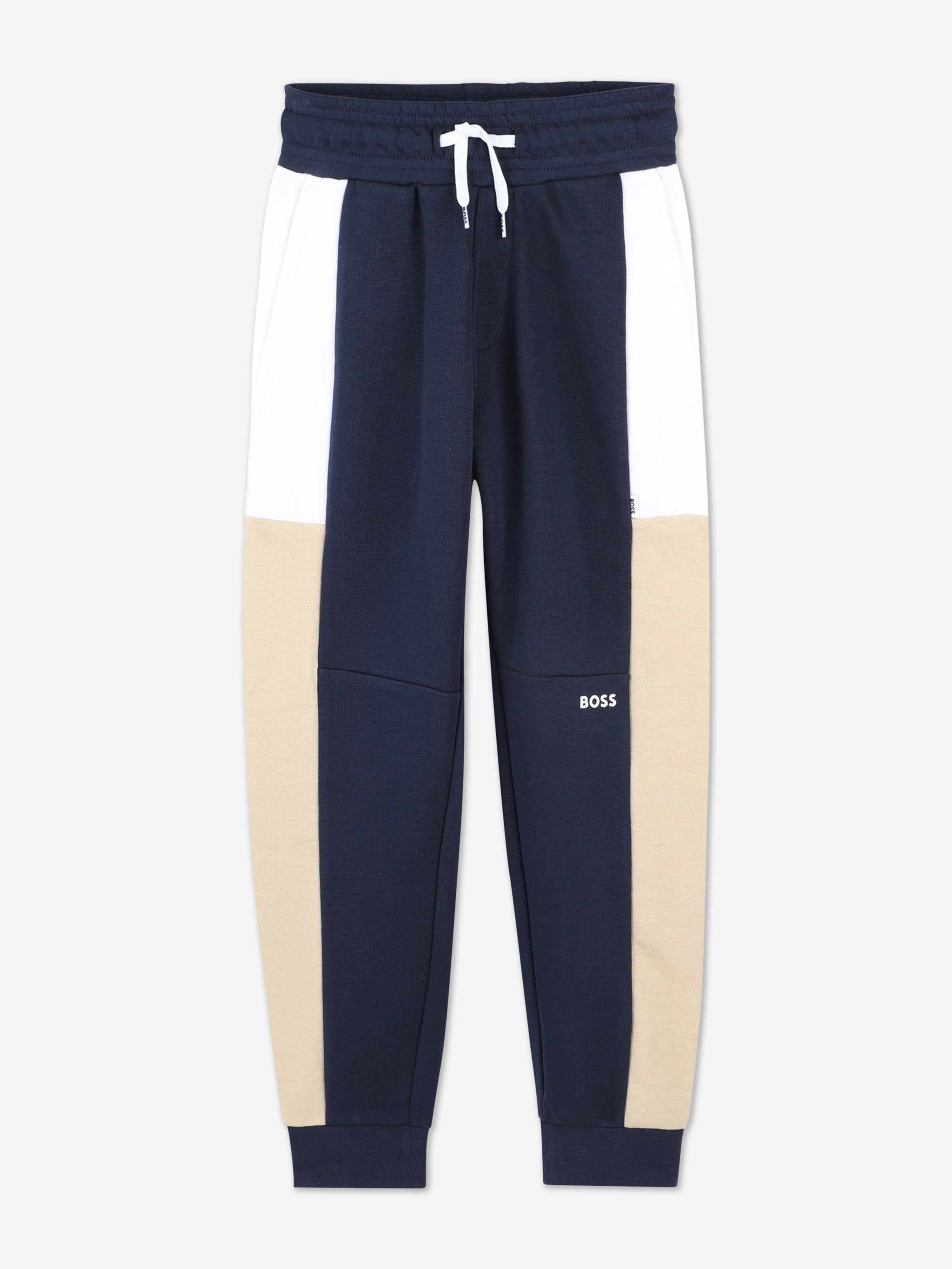 BOSS Boys Logo Tracksuit in Navy Websites Cheap Pice