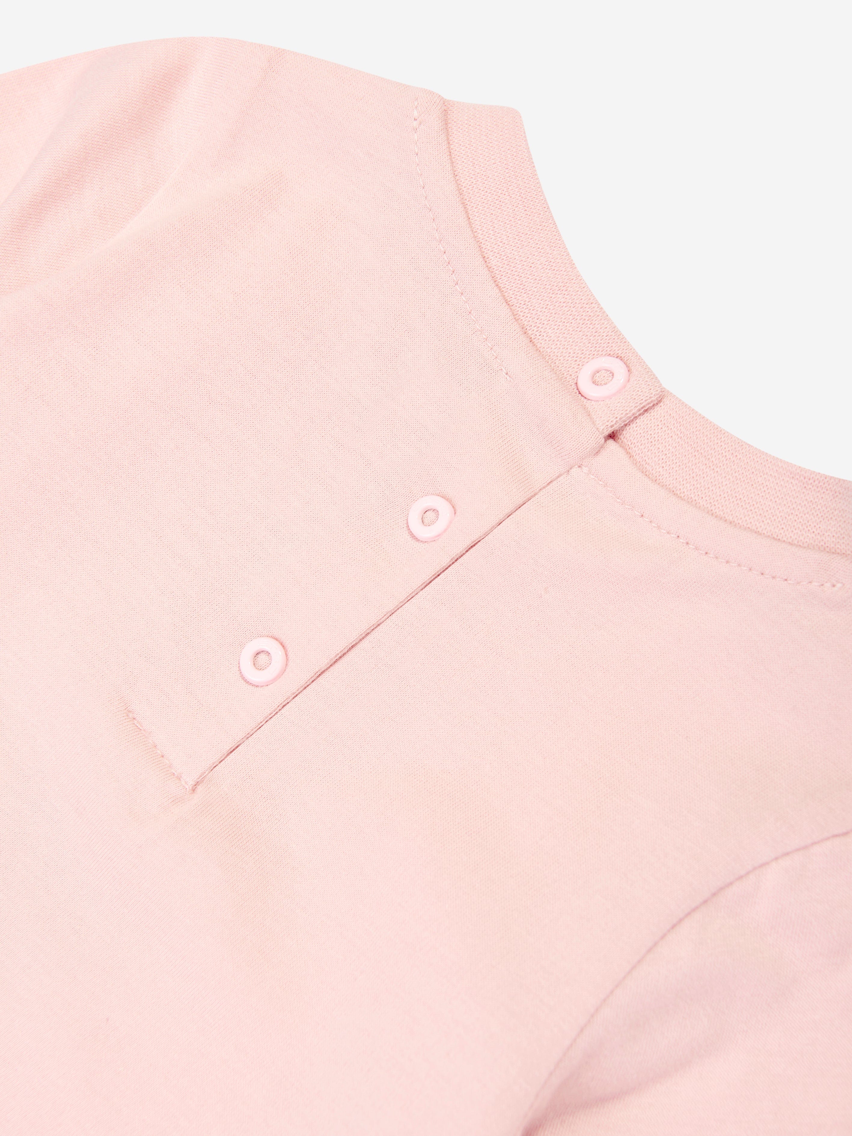 Etro Baby Girls Long Sleeve Logo T-Shirt in Pink Genuine For Sale