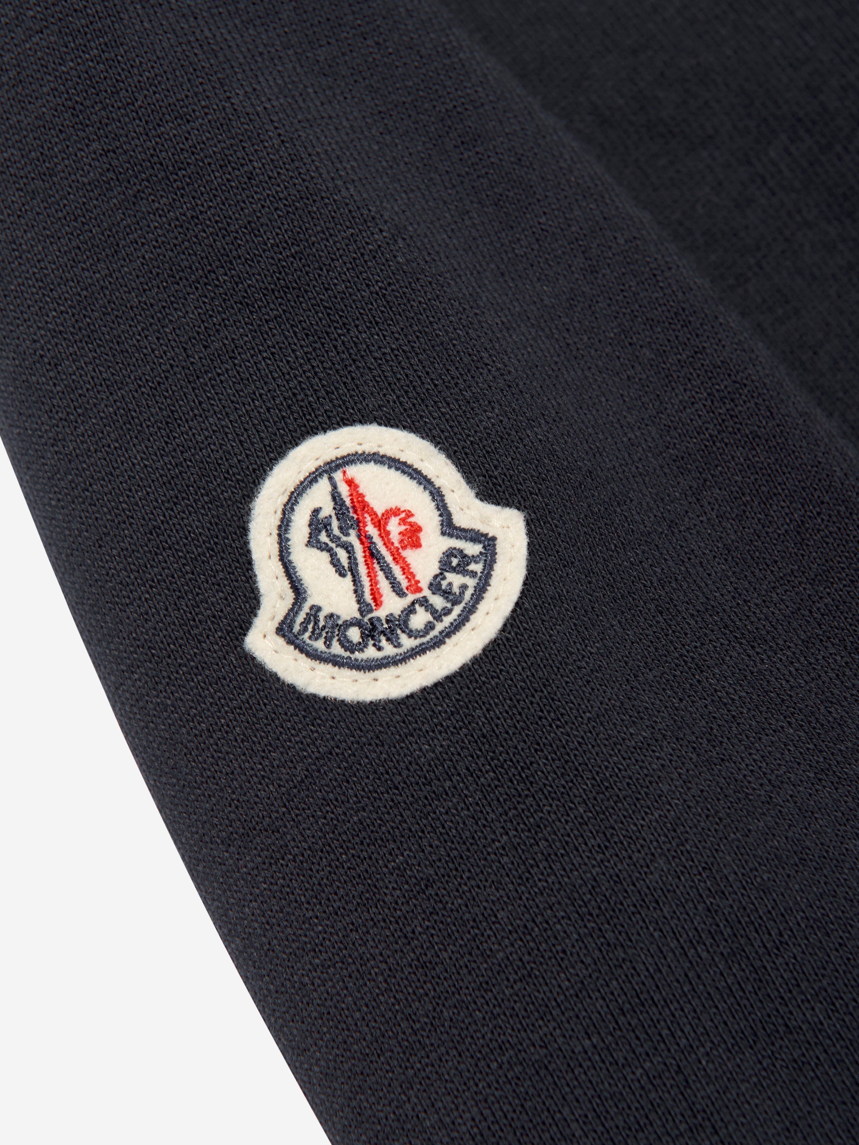 Moncler Enfant Boys Logo Sweatshirt in Navy The Best Store To Get