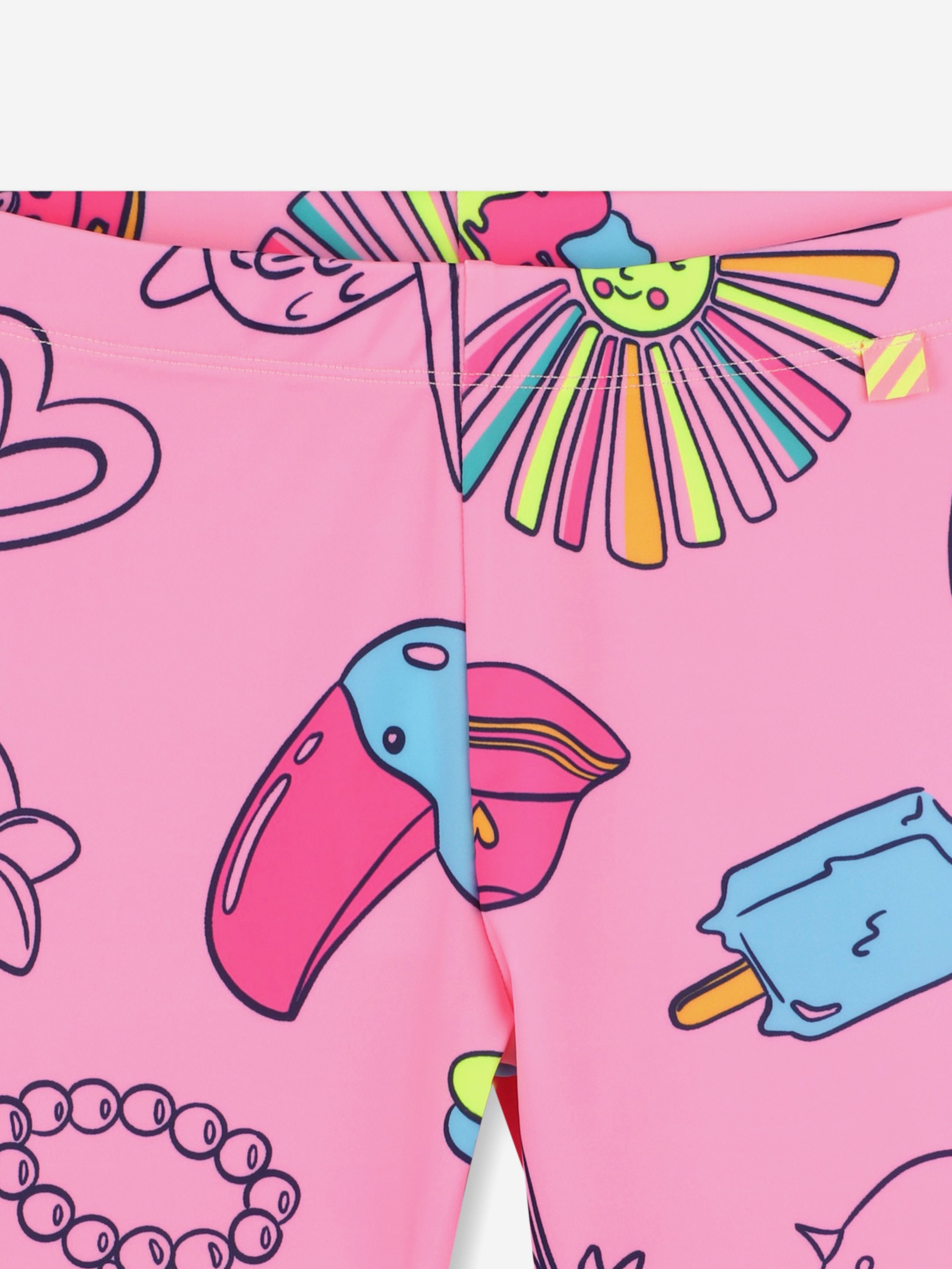 Girls Tropical Cycling Shorts in Pink Cheap Sale Pay With Visa