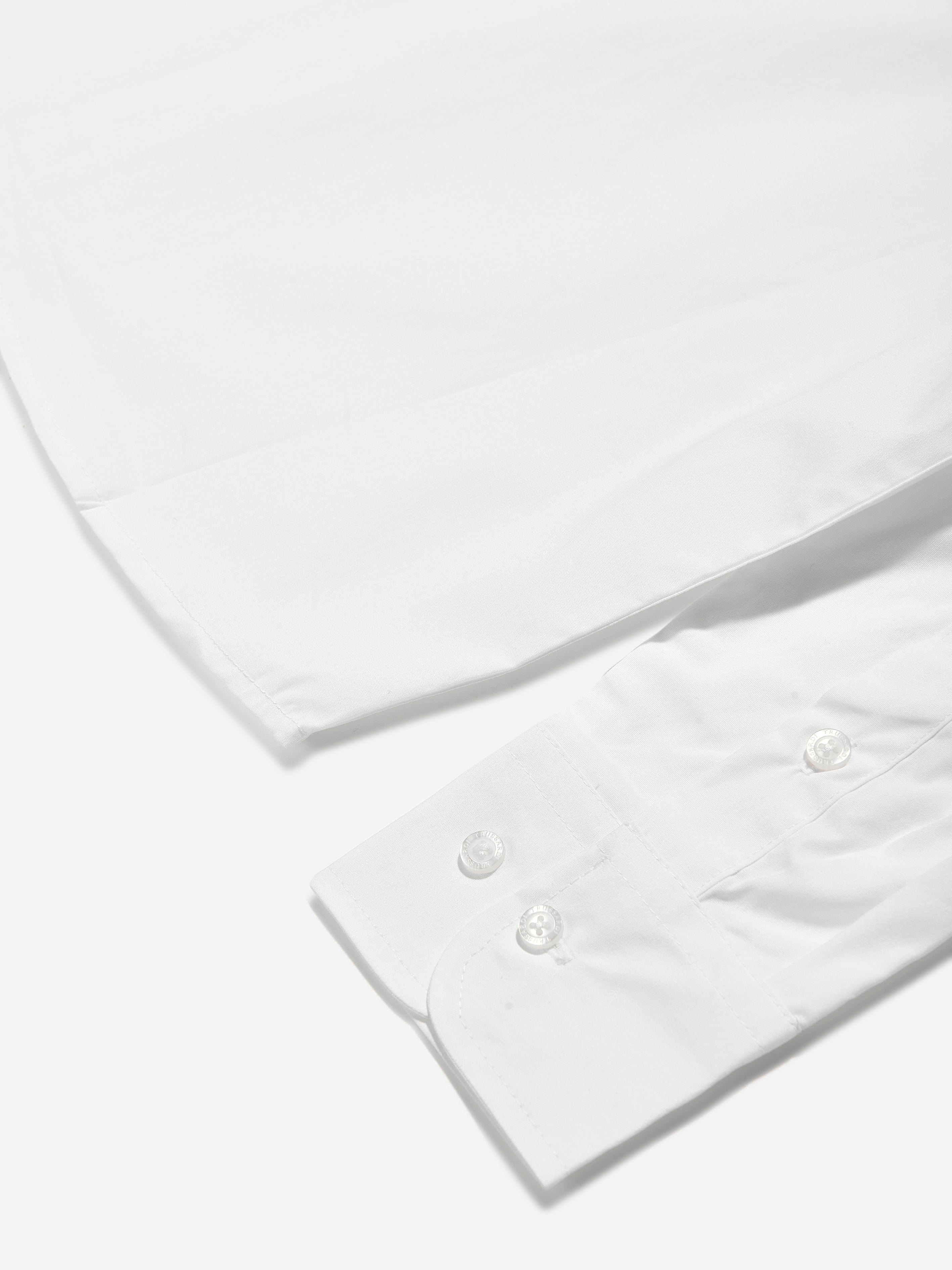 Trussardi Boys Delher Logo Shirt in White Big Sale