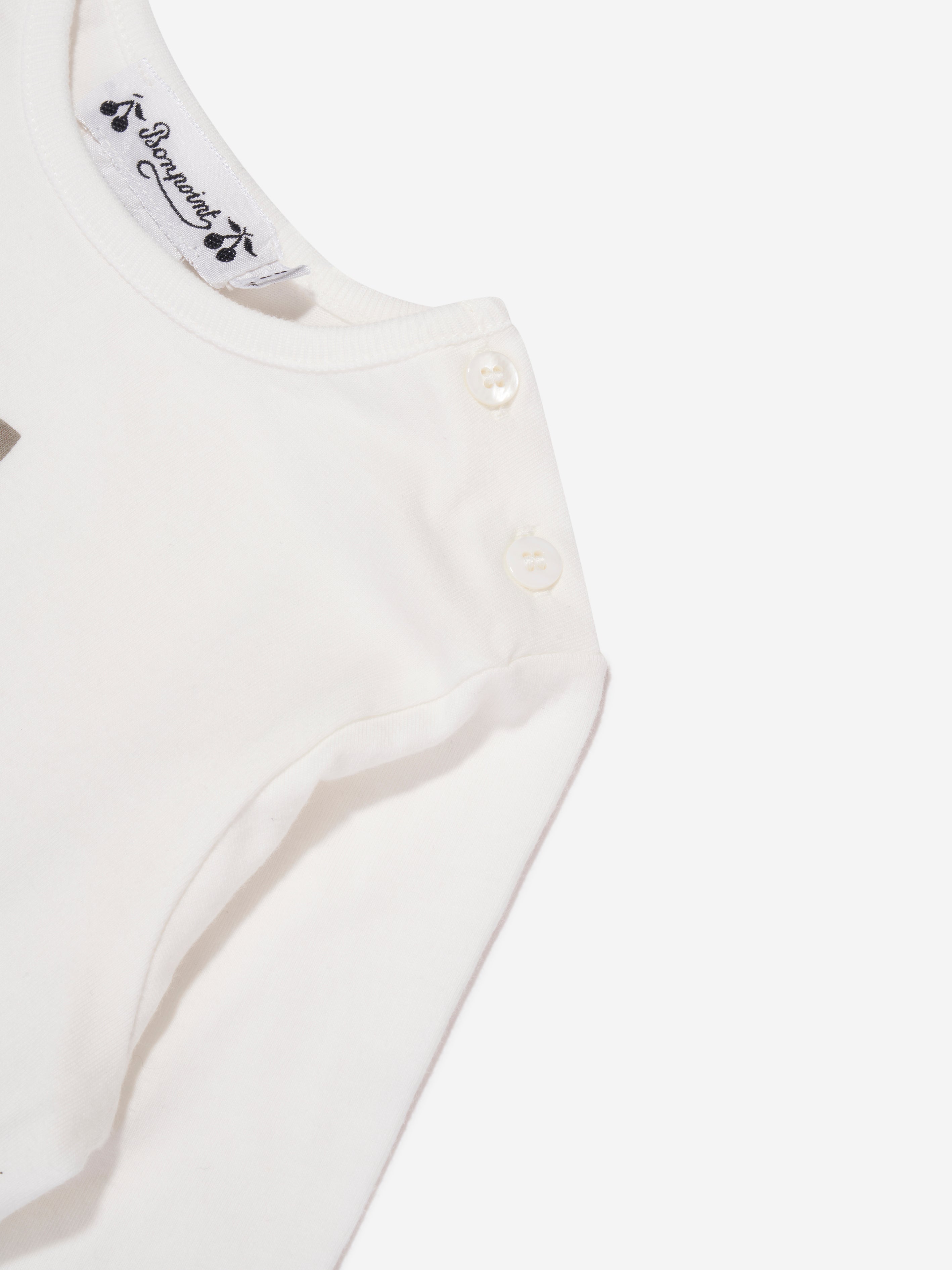 Bonpoint Baby Boys Tahsin T-Shirt in Ivory Clearance New Arrival
