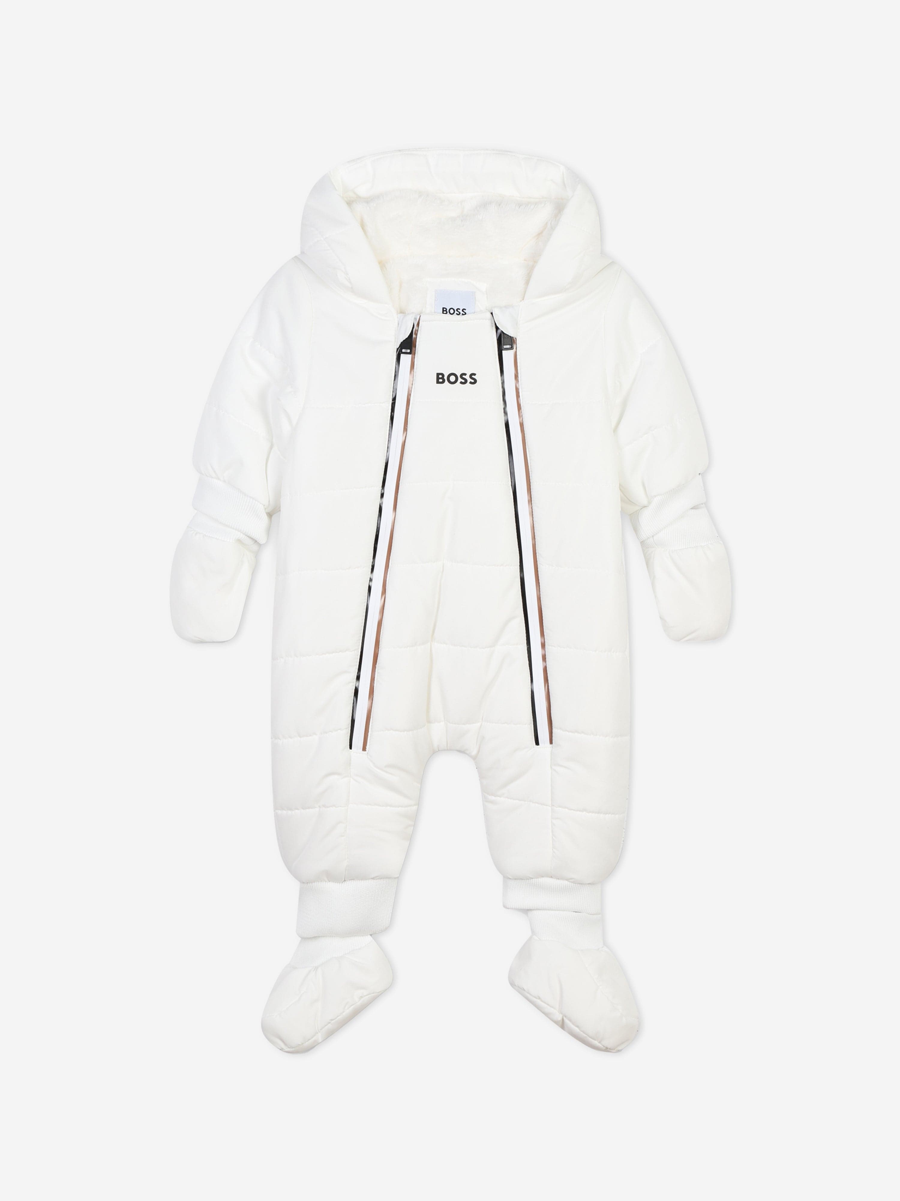 BOSS Baby Padded Snowsuit in Ivory Sale Purchase