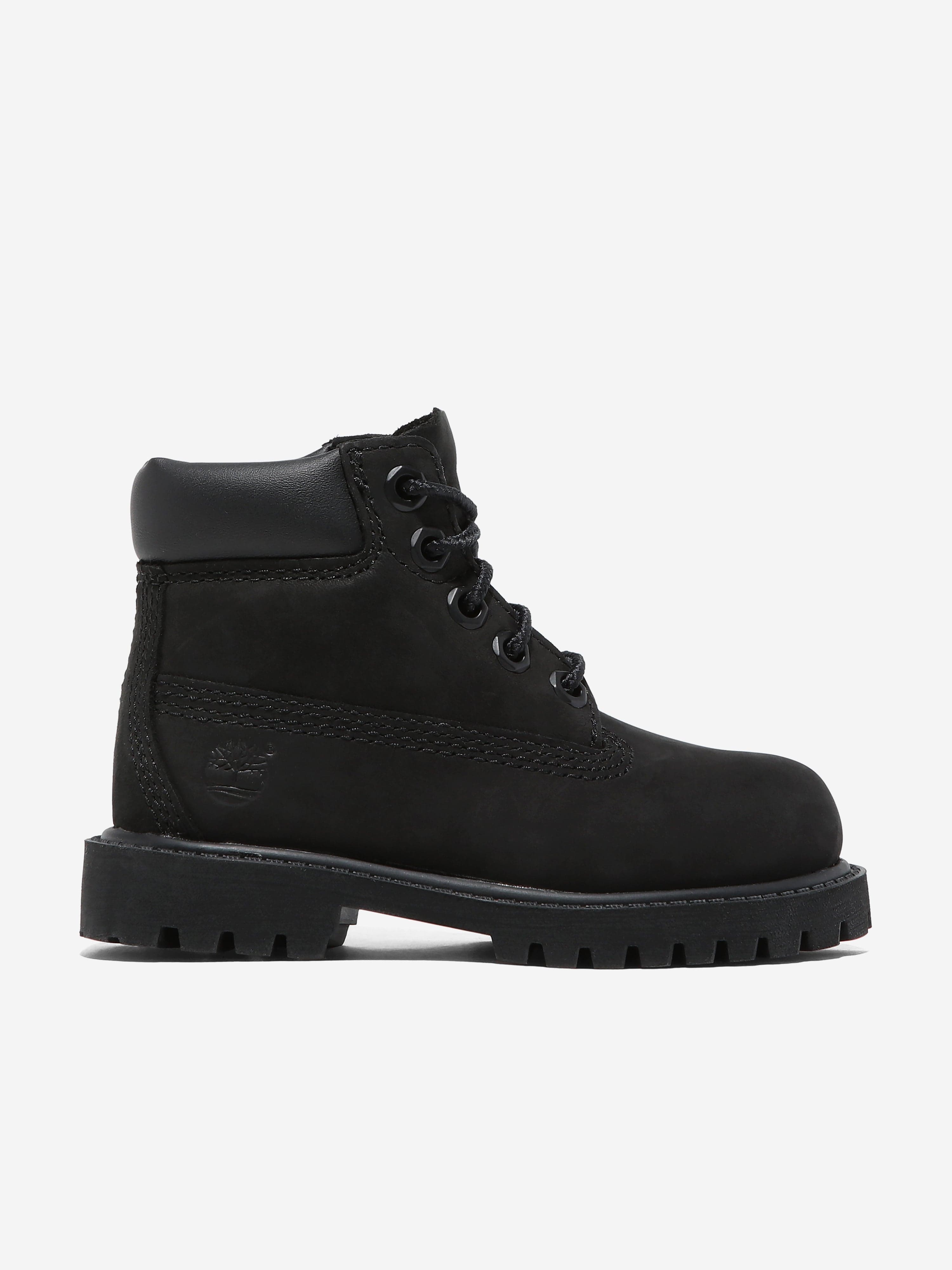 Timberland Kids 6 inch Lace-Up Waterproof Boots in Black Buy Cheap Wide Range Of