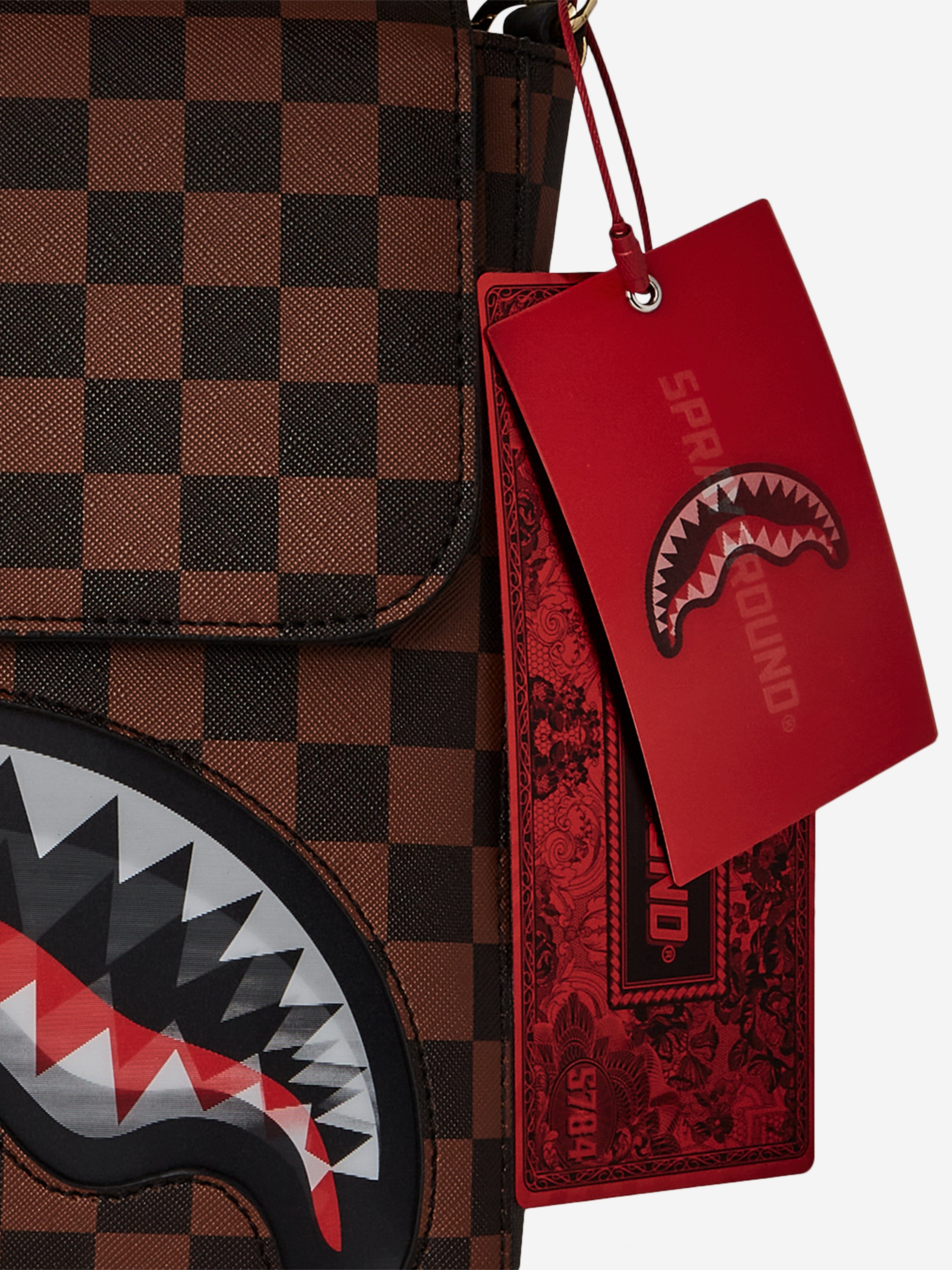 Sprayground Kids Sip Lenticular Chomp Messenger Sling Bag in Brown (23cm) Best Wholesale Online