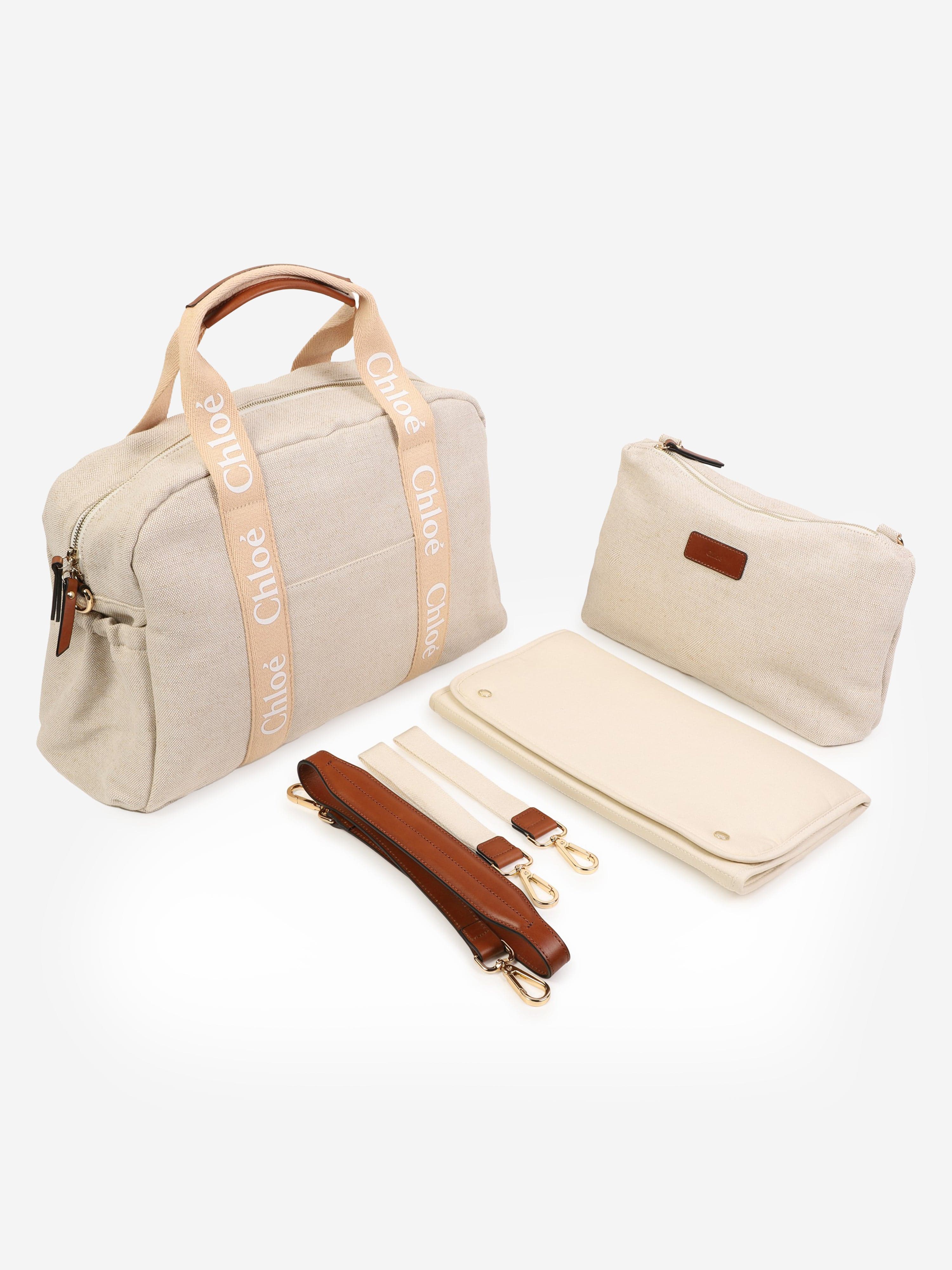 Chlo¨¦ Baby Canvas Changing Bag in Beige (41cm) Pay With Visa Cheap Pice