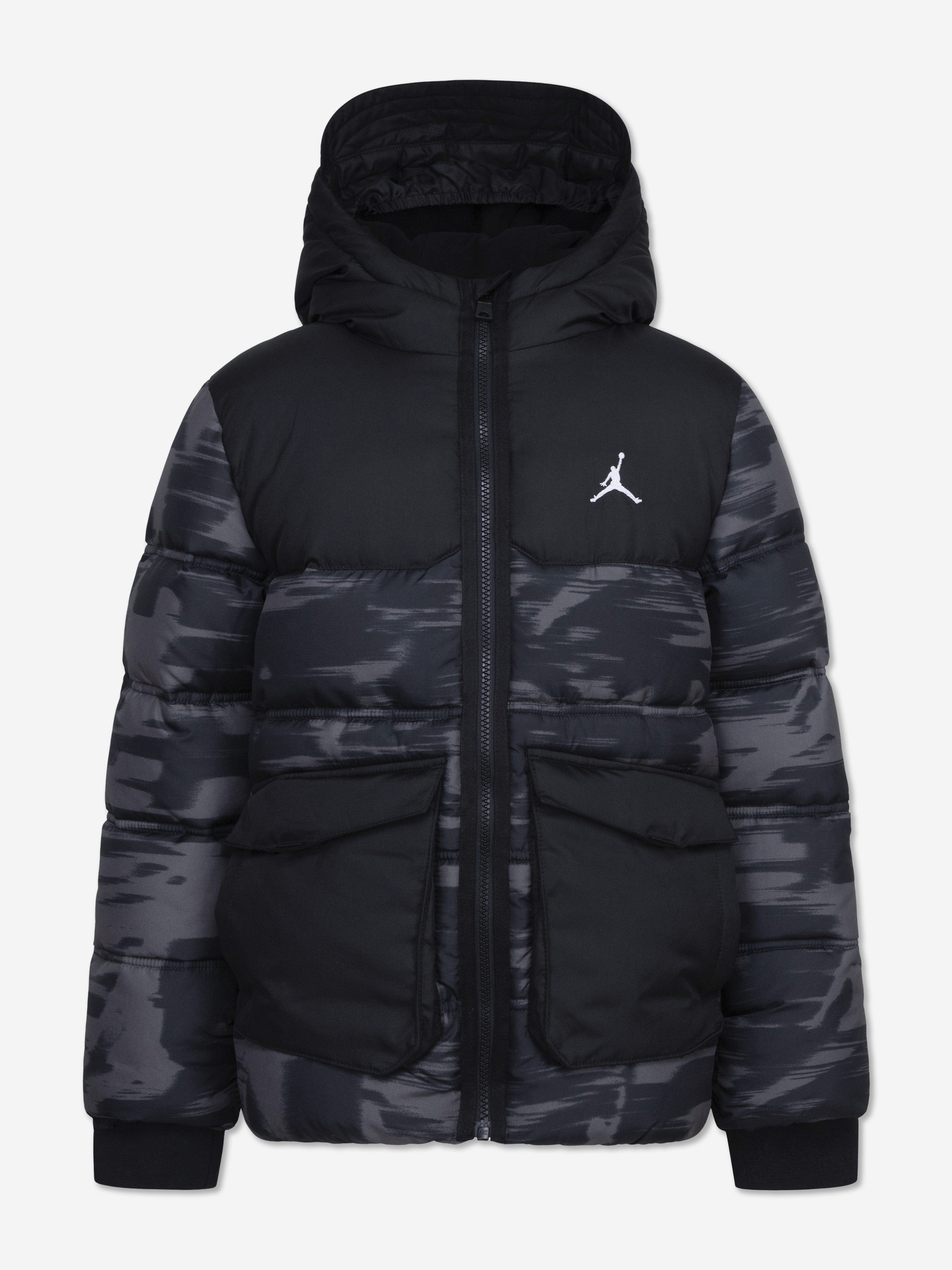 Jordan Boys Faux Down Jacket in Grey Clearance Footlocker Finishline