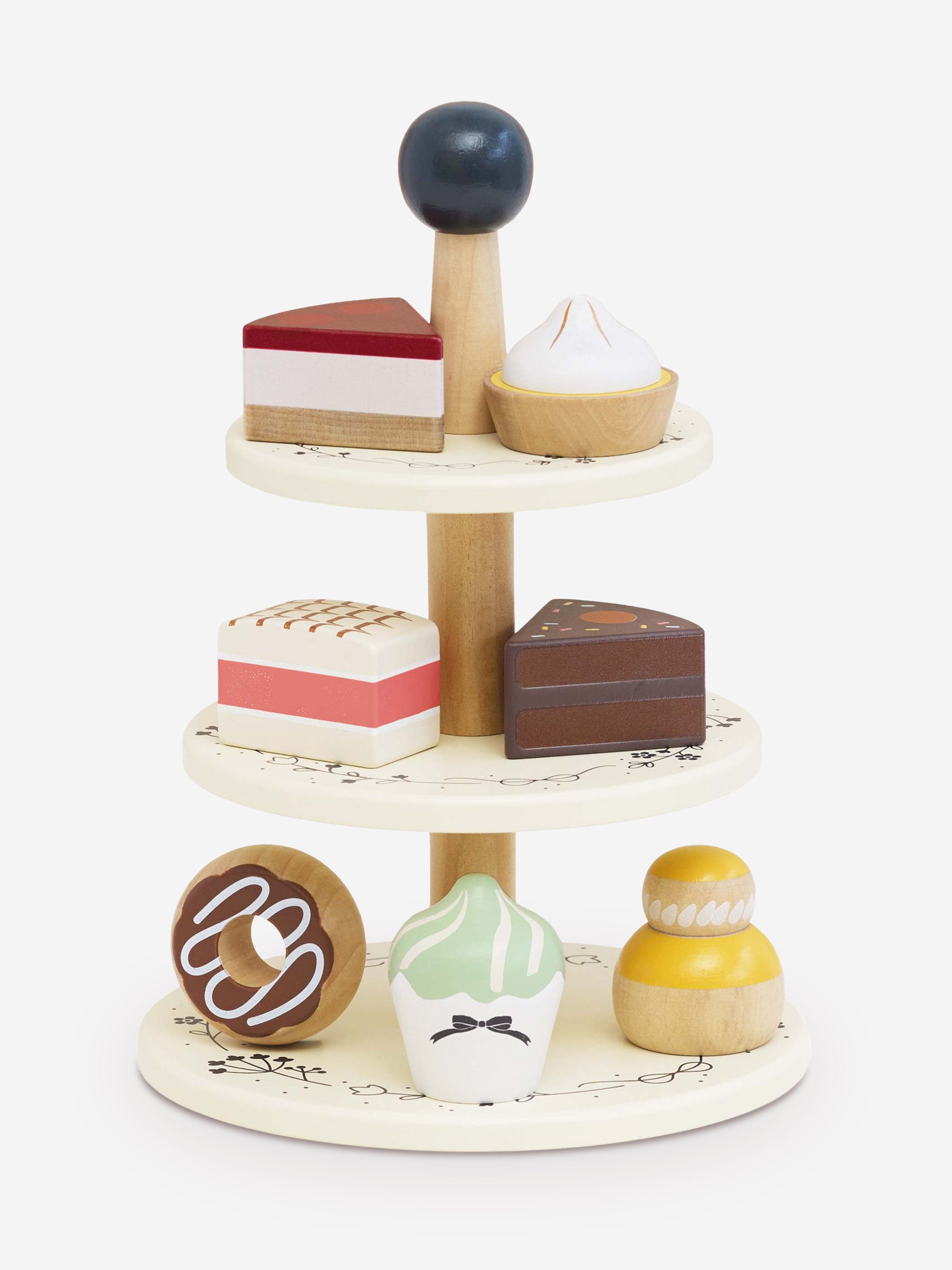 Three Tier Patisserie Cake Stand-8 Piece ( W:17.5 x D:17.5 x H:25cm) Clearance Largest Supplier