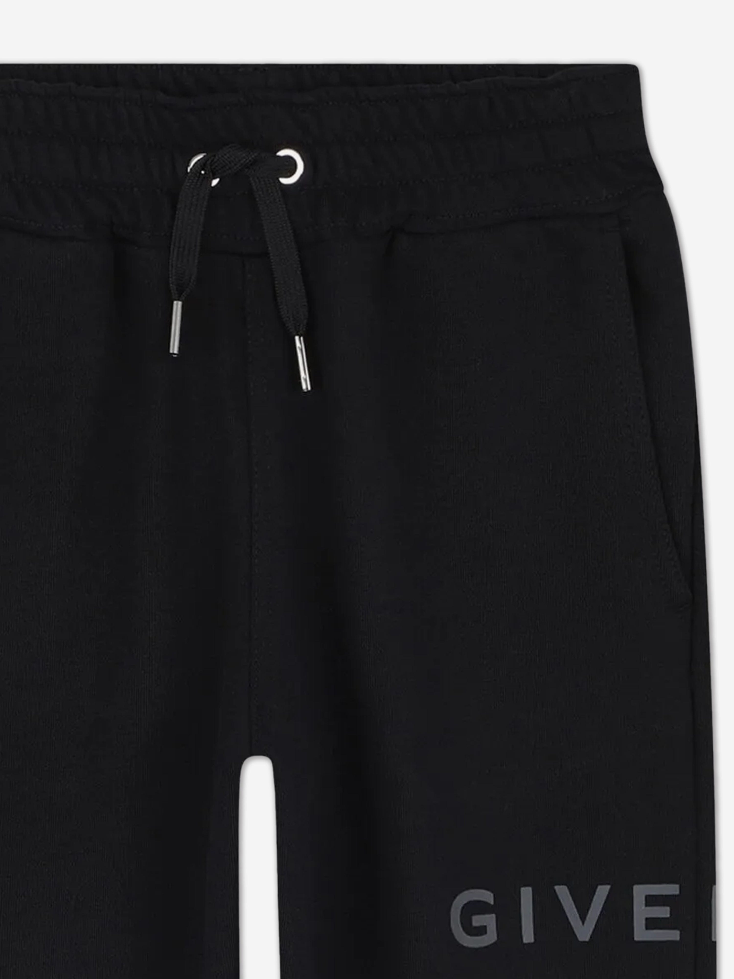 Kids Logo Print Joggers in Black Clearance Classic