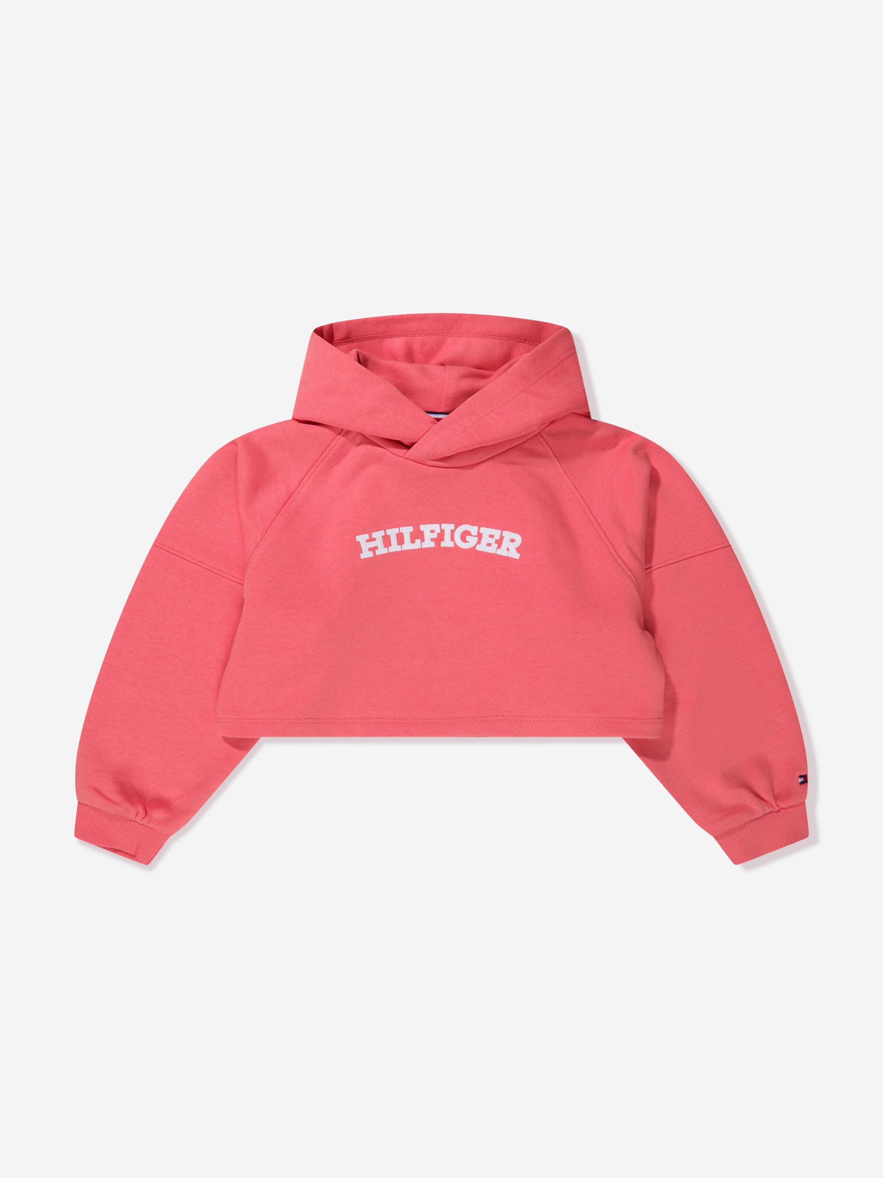 Tommy Hilfiger Girls Monotype Hoodie in Peach Discount Latest Collections