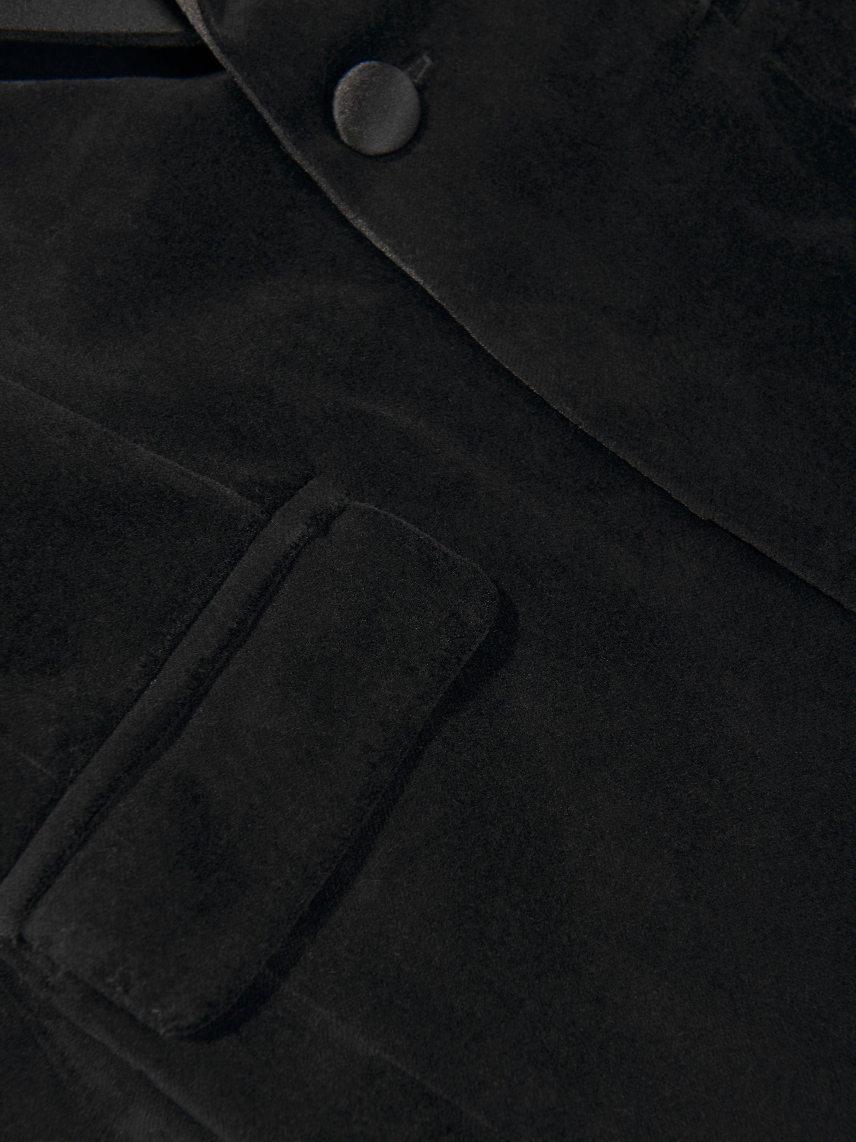 Patachou Boys Velvet Blazer in Black Tumblr Cheap Online