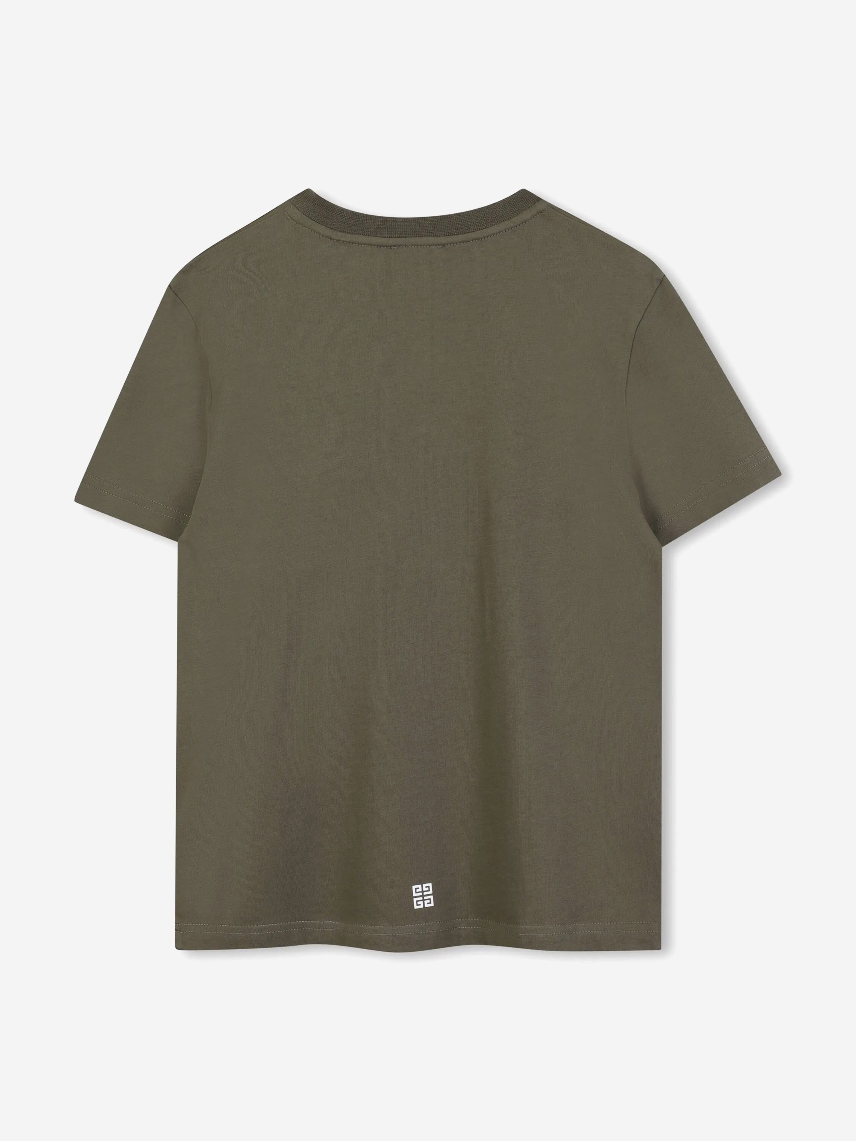 Boys Logo Print T-Shirt in Green Popular Cheap Online