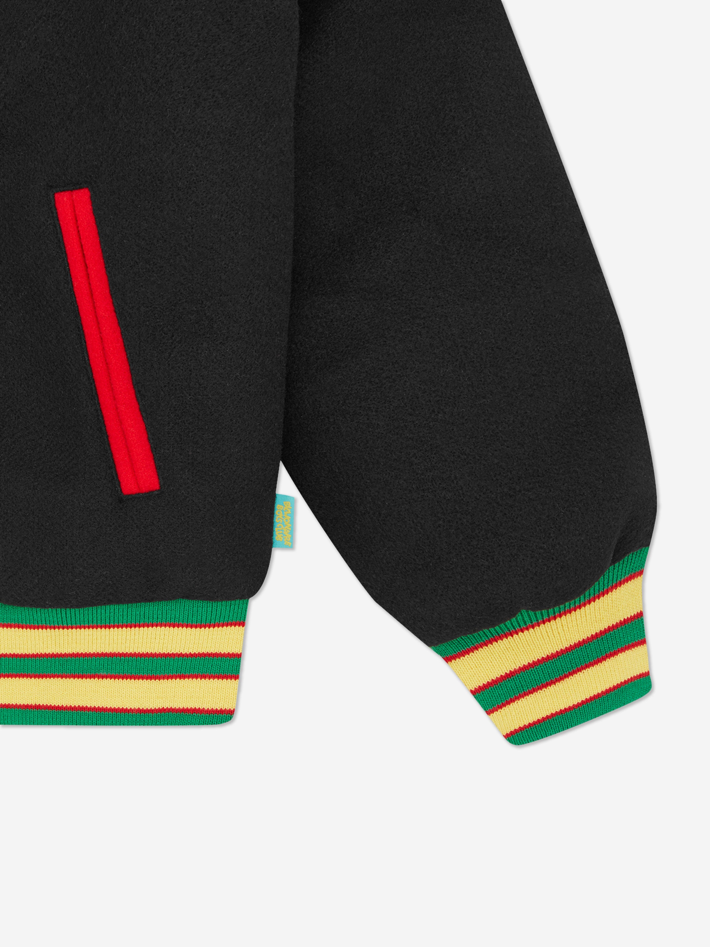 Billionaire Boys Club Boys Robot Varsity Jacket in Black Cheap Free Shipping