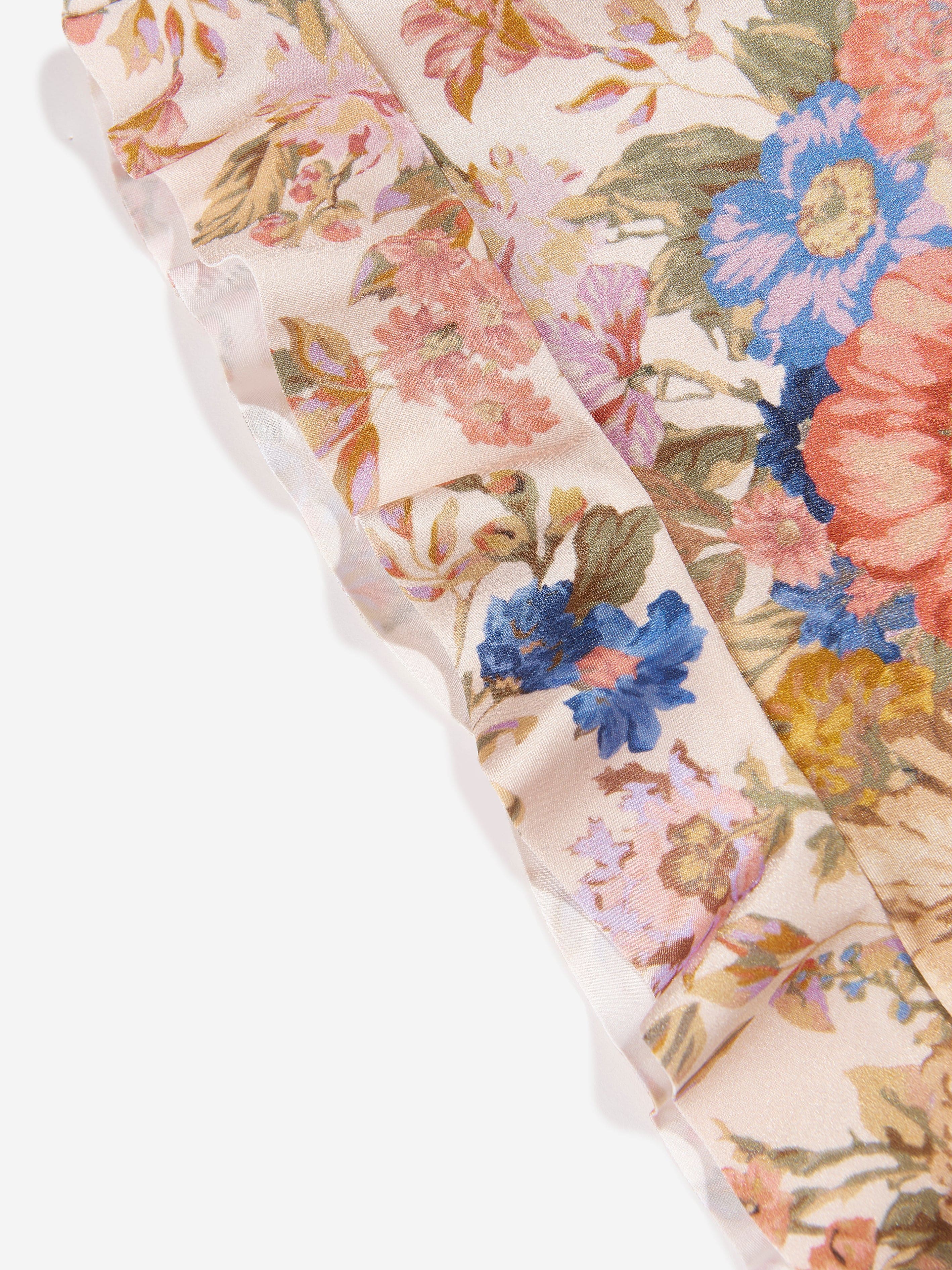 Zimmermann Girls August Frill Rash Vest in Multicolour Clearance Purchase
