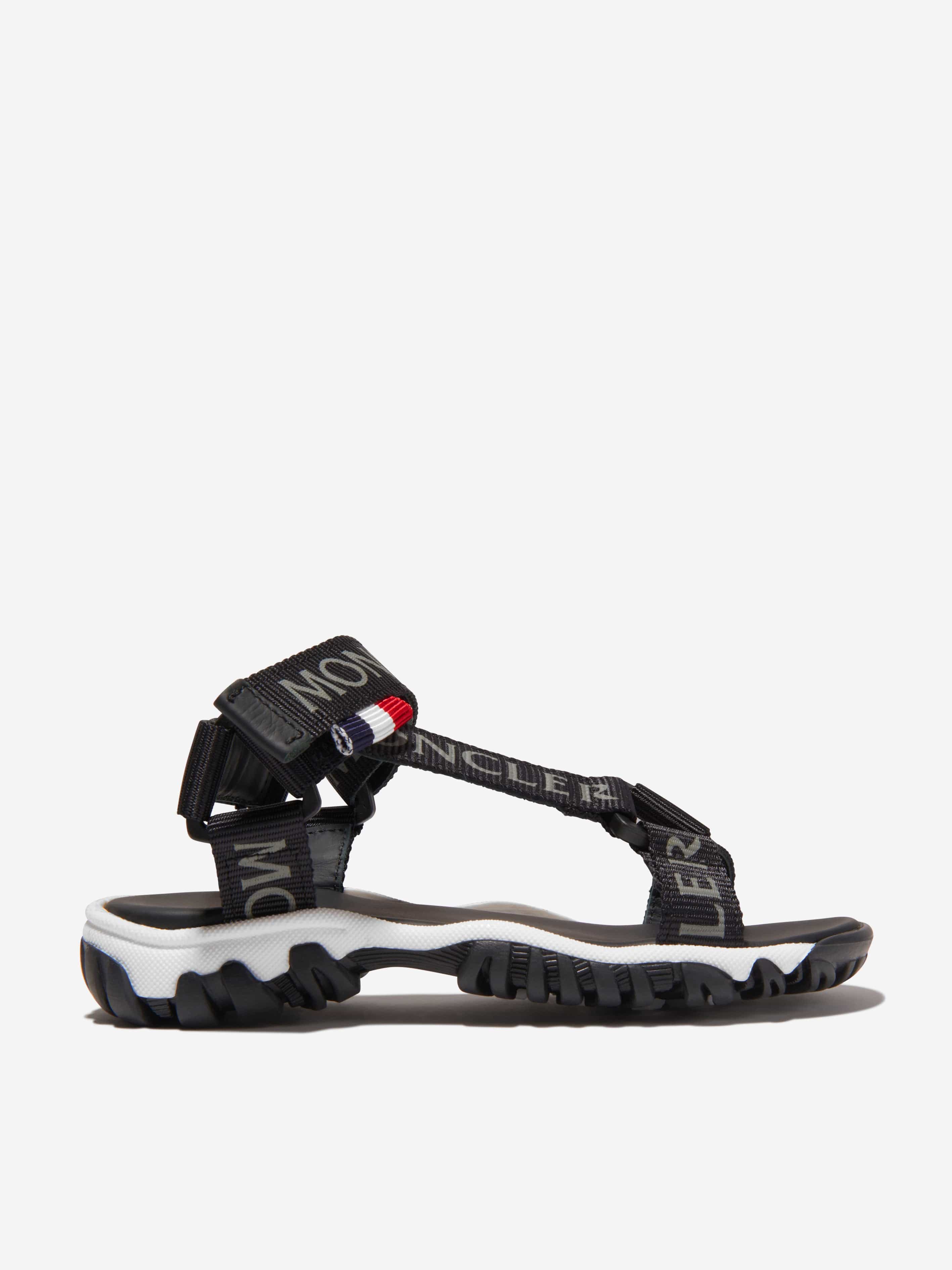 Moncler Enfant Unisex Logo Strap Sandals Cheap Brand New Unisex