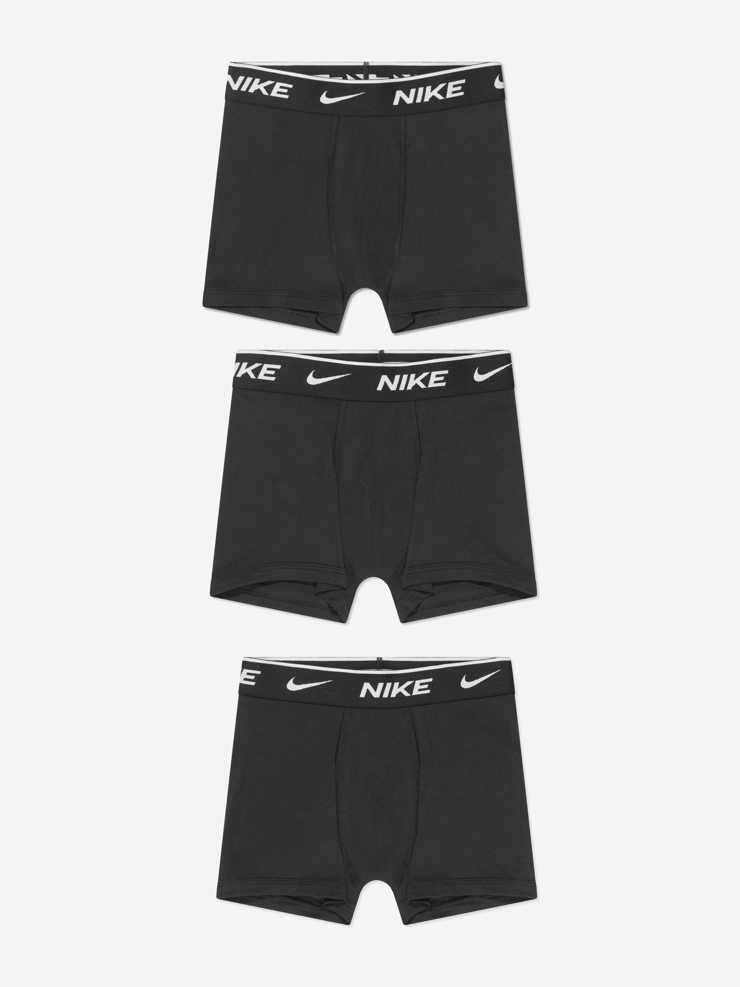 Nike Boys 3 Pack Essential Boxer Shorts Set in Black Sale Wide Range Of