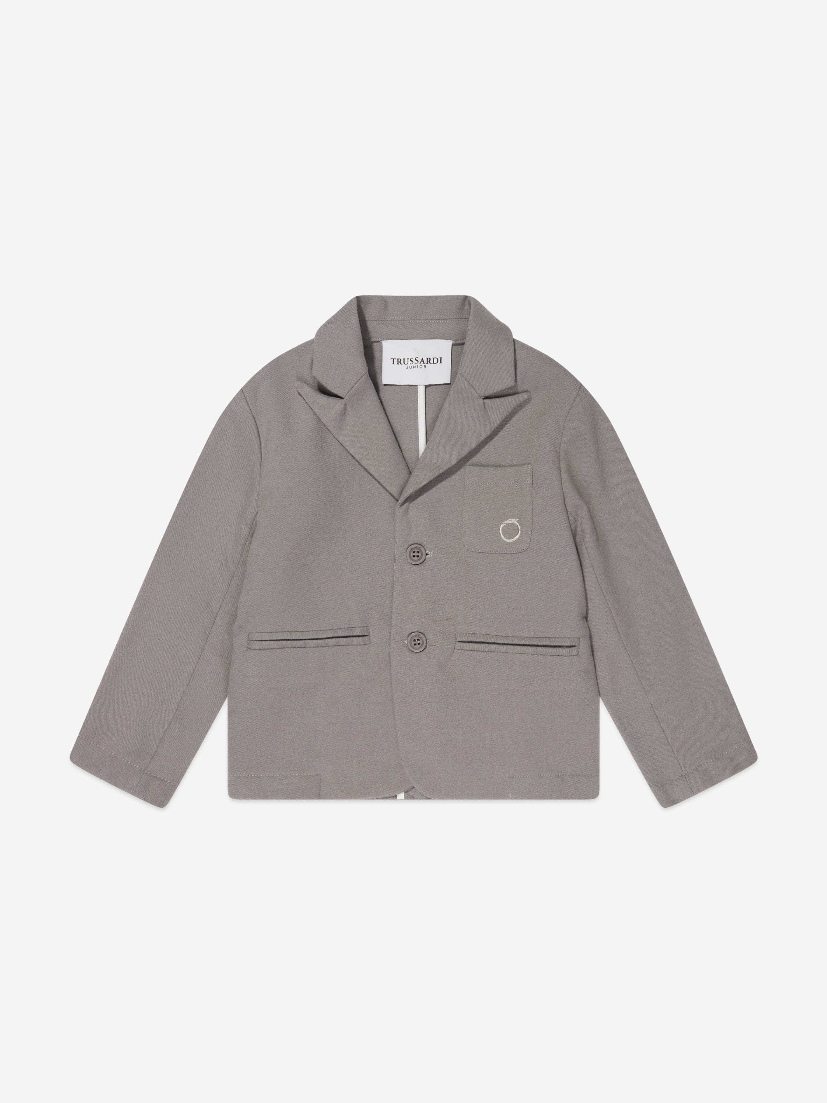 Trussardi Boys Gramlin Jacket in Grey Clearance Ebay