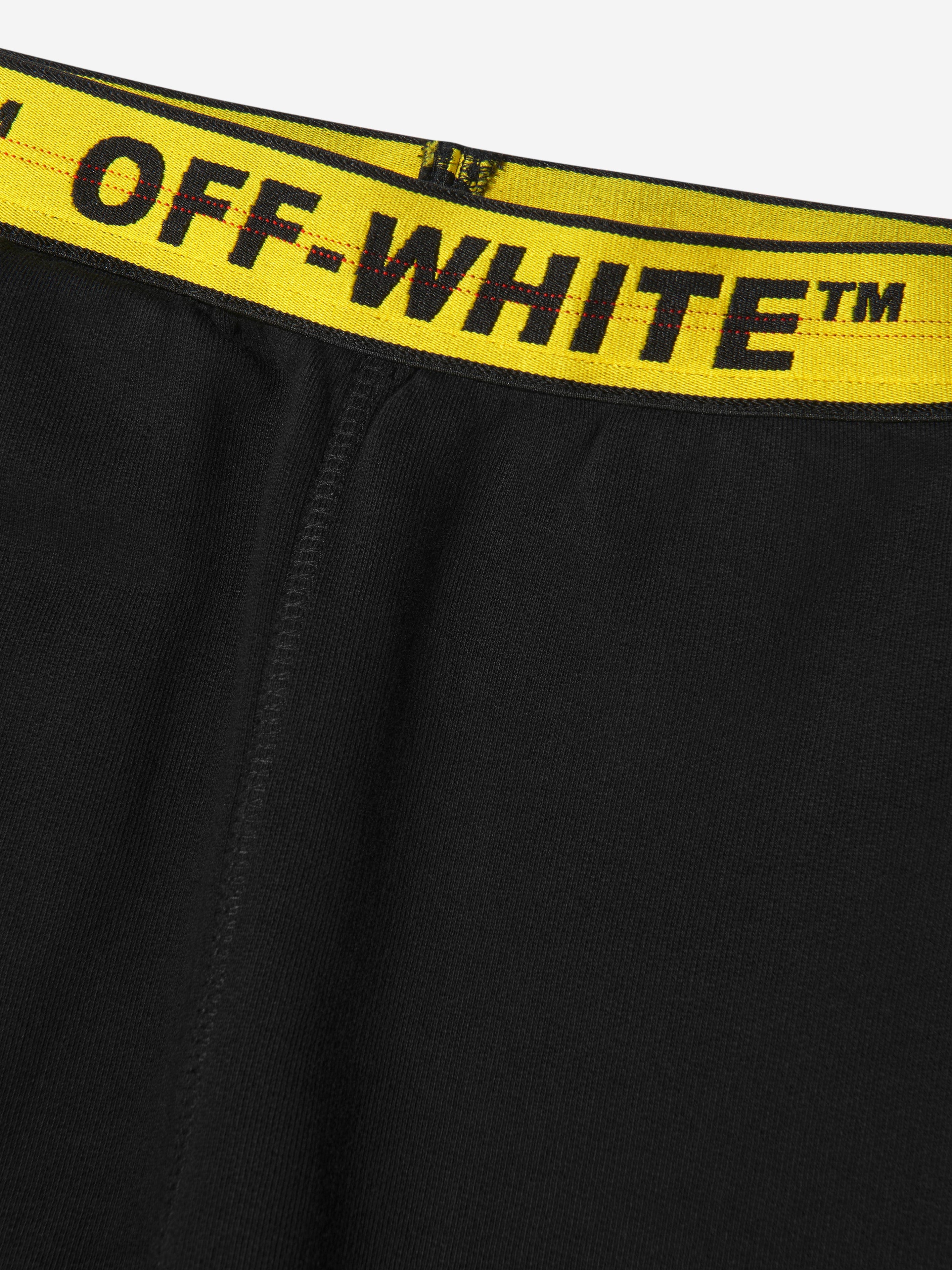 Off-White Boys Logo Industrial Joggers in Black Collections Cheap Online