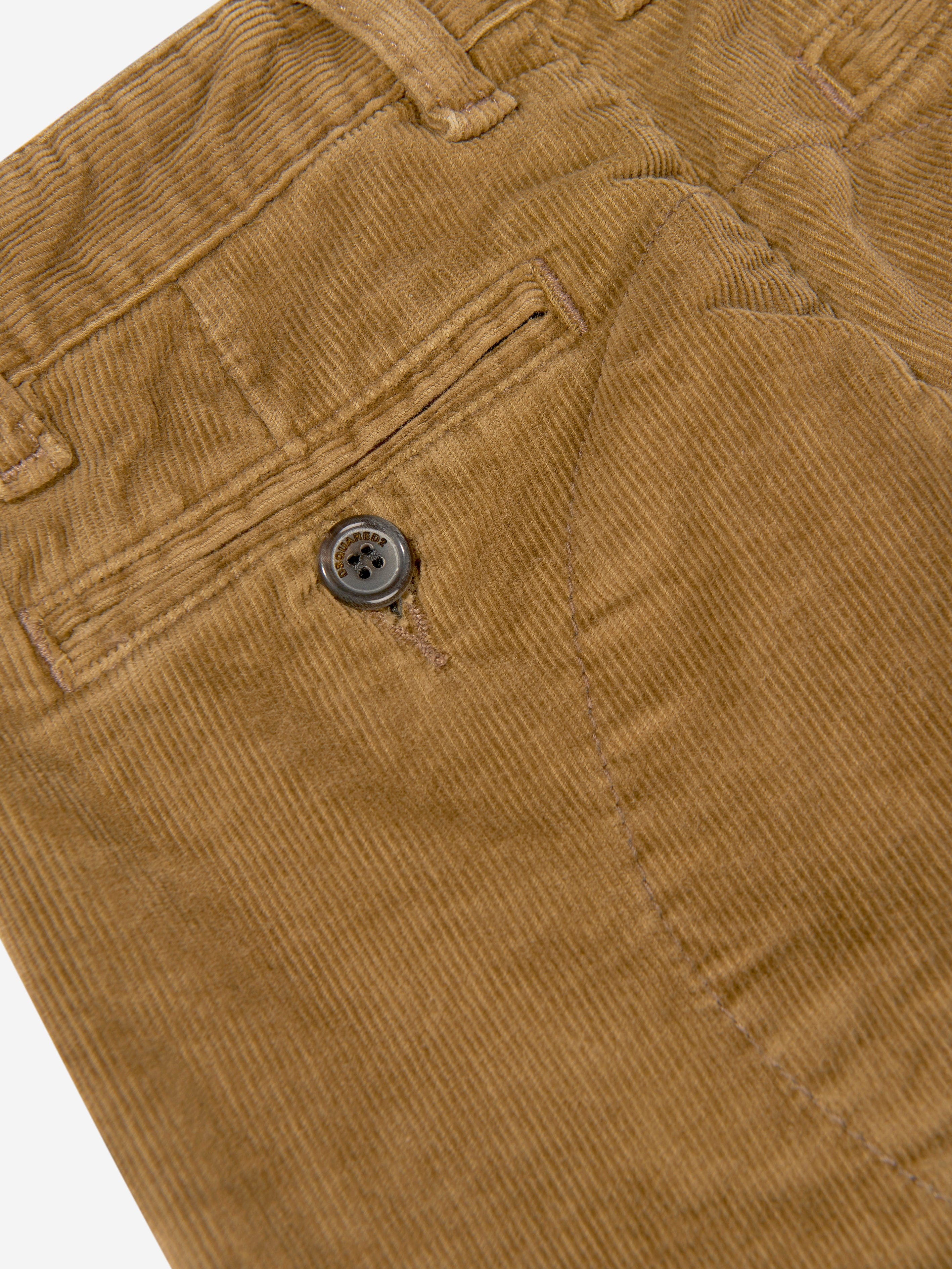 Dsquared2 Boys Corduroy Icon Trousers Best Seller For Sale