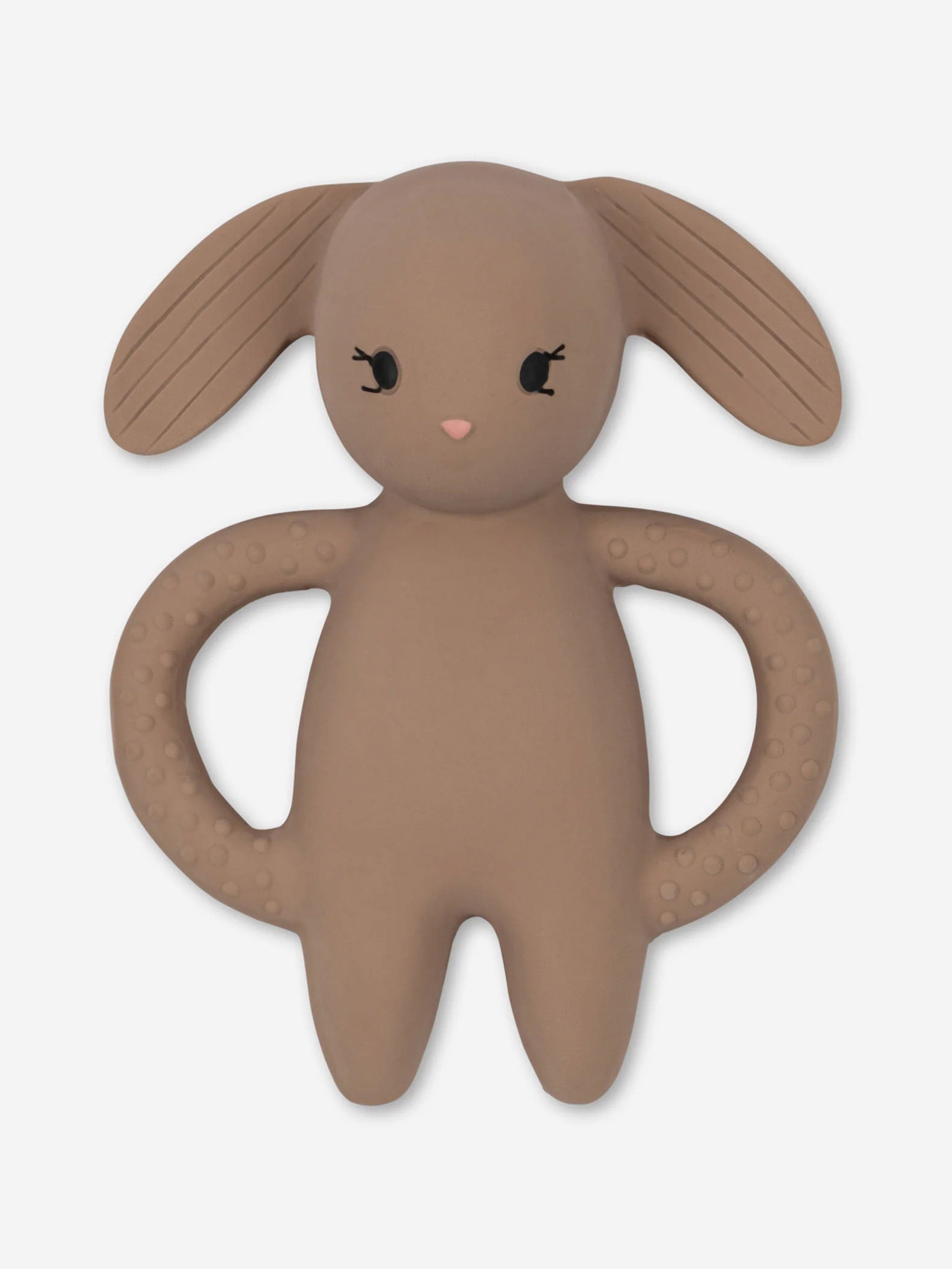 Konges Sljd Baby Rabbit Teeth Soother in Brown (11.3cm) Pick A Best Cheap Pice