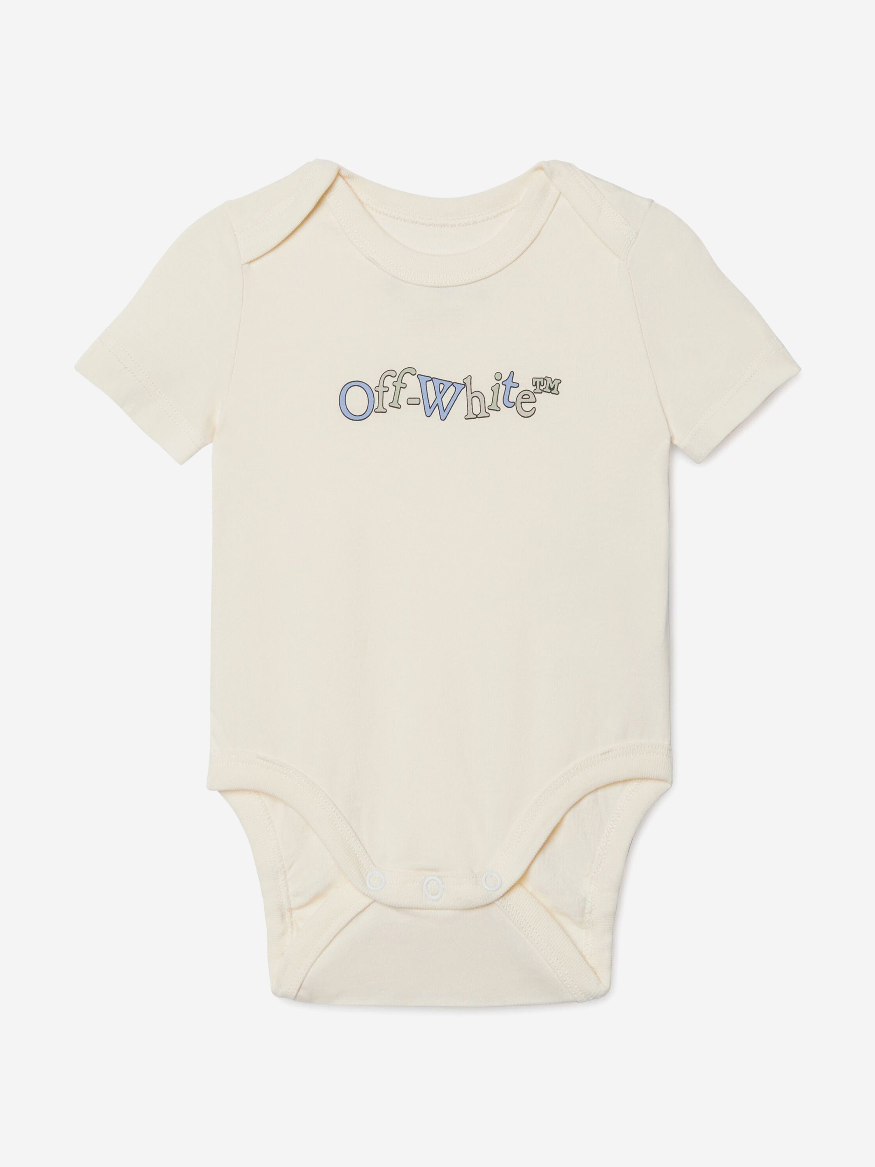Off-White Baby Bookish Crazy 3 Pack Bodysuit Set in Multicolour Footlocker Pictures Sale Online