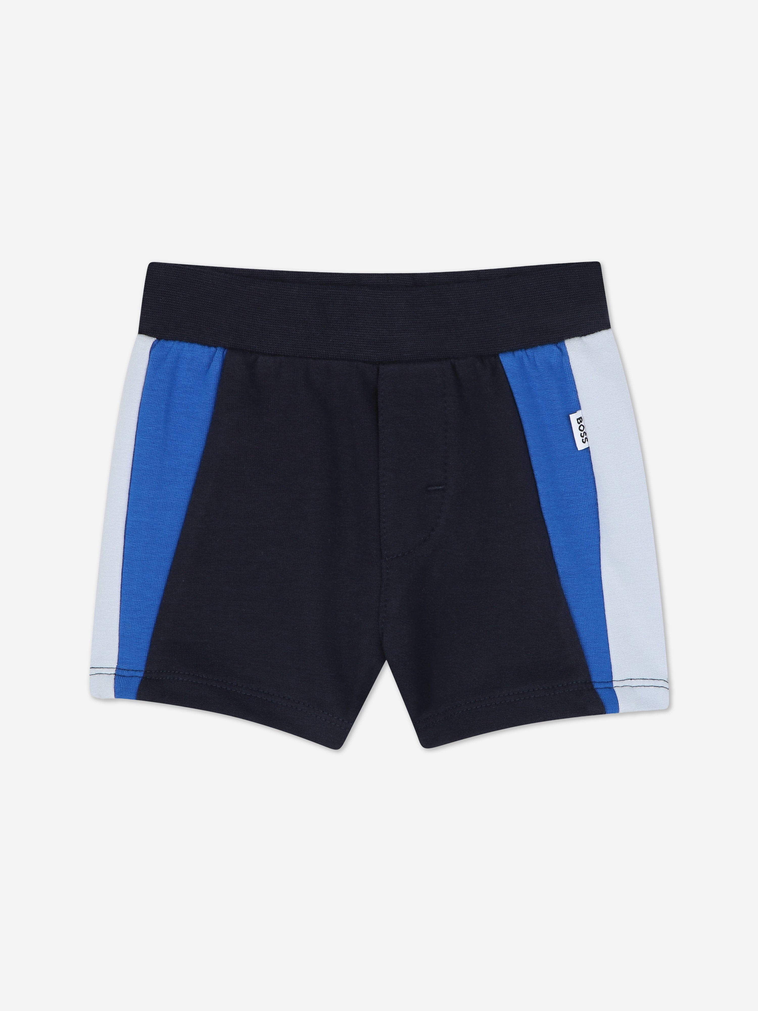 BOSS Baby Boys Short Set in Navy Cheap Shop