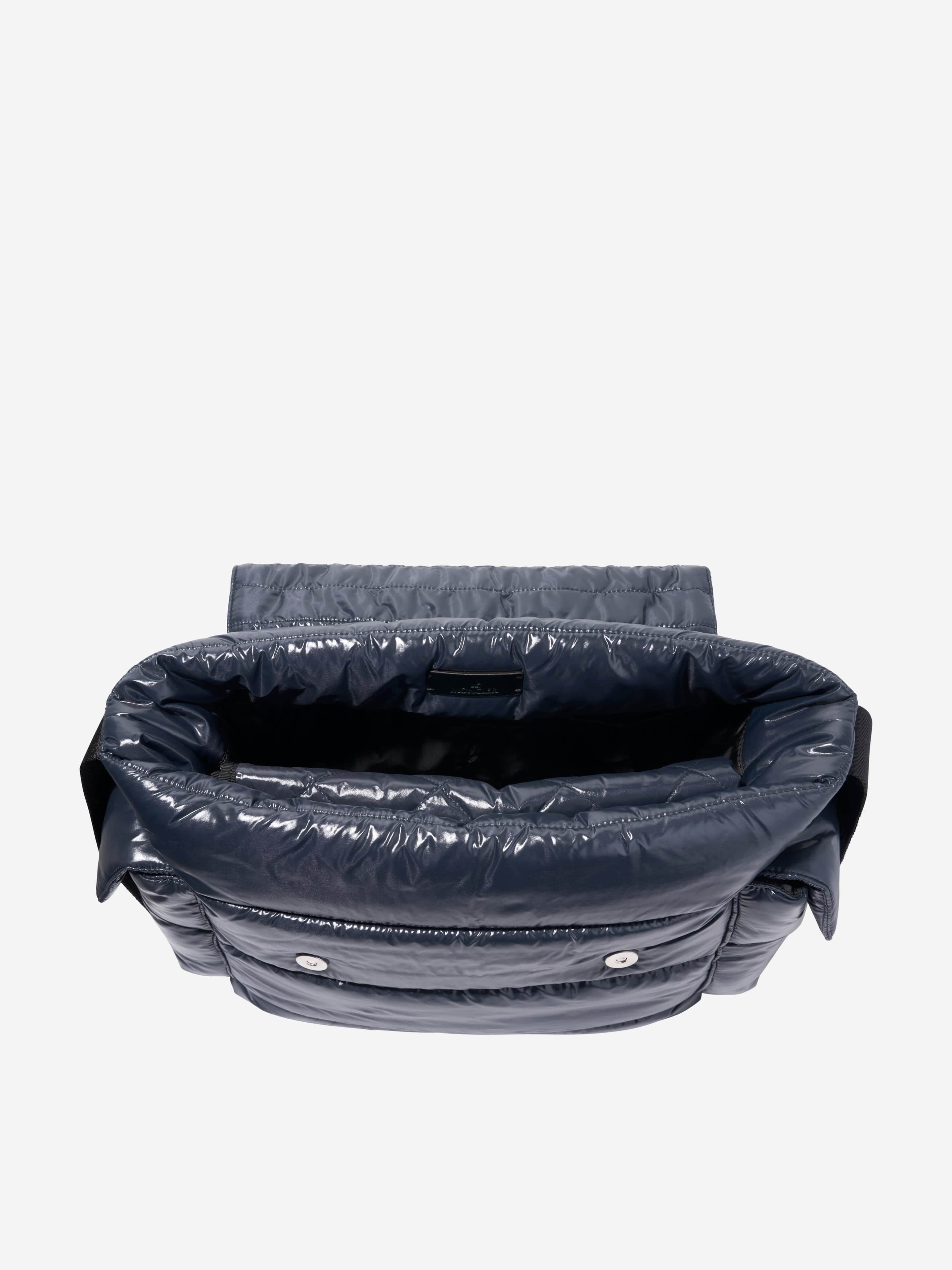 Moncler Enfant Baby Padded Changing Bag in Navy (39cm) Hot Sale
