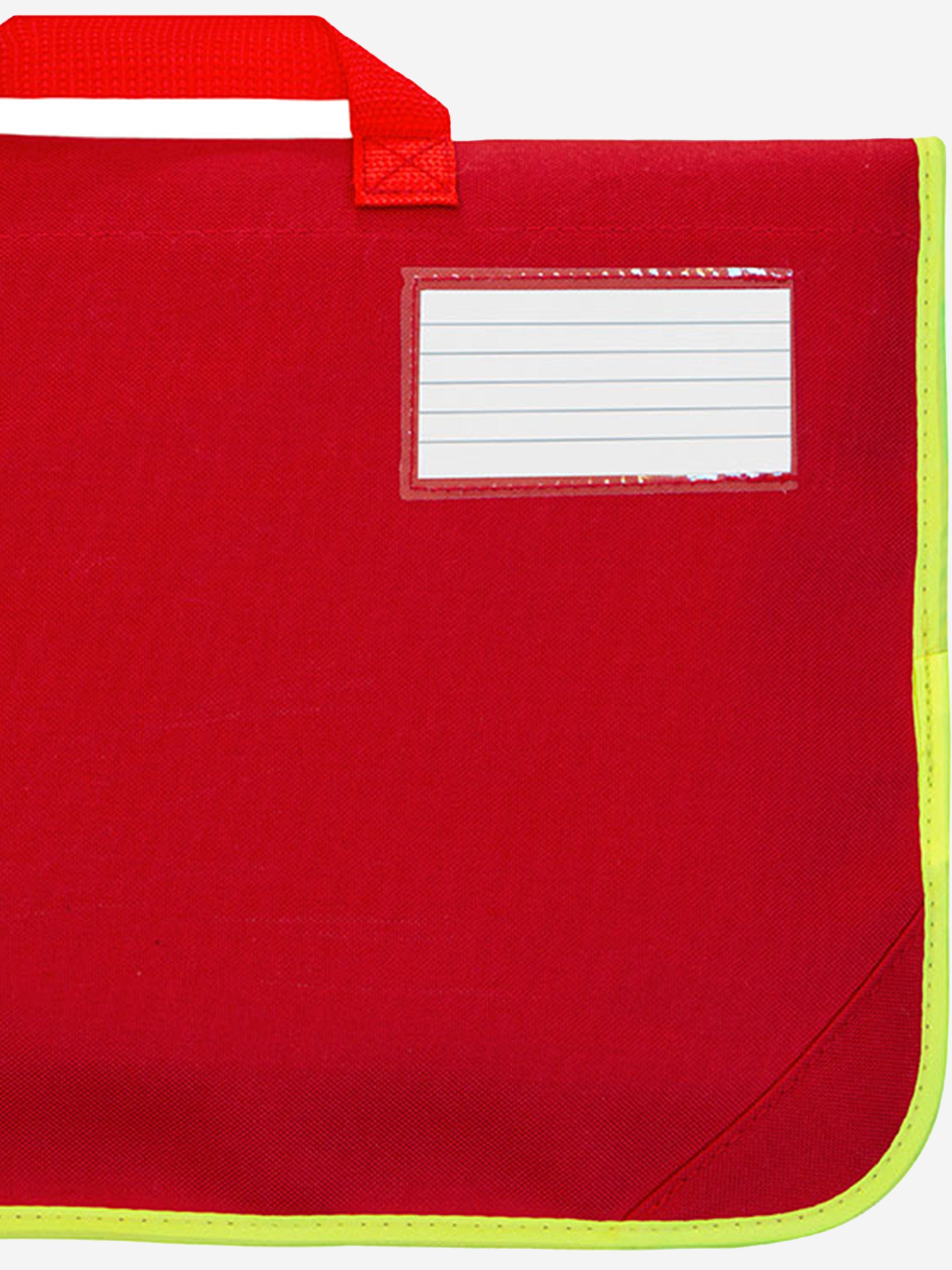 Zeco Kids School Enhanced Viz Book Bag in Red (38cm) 2025 New