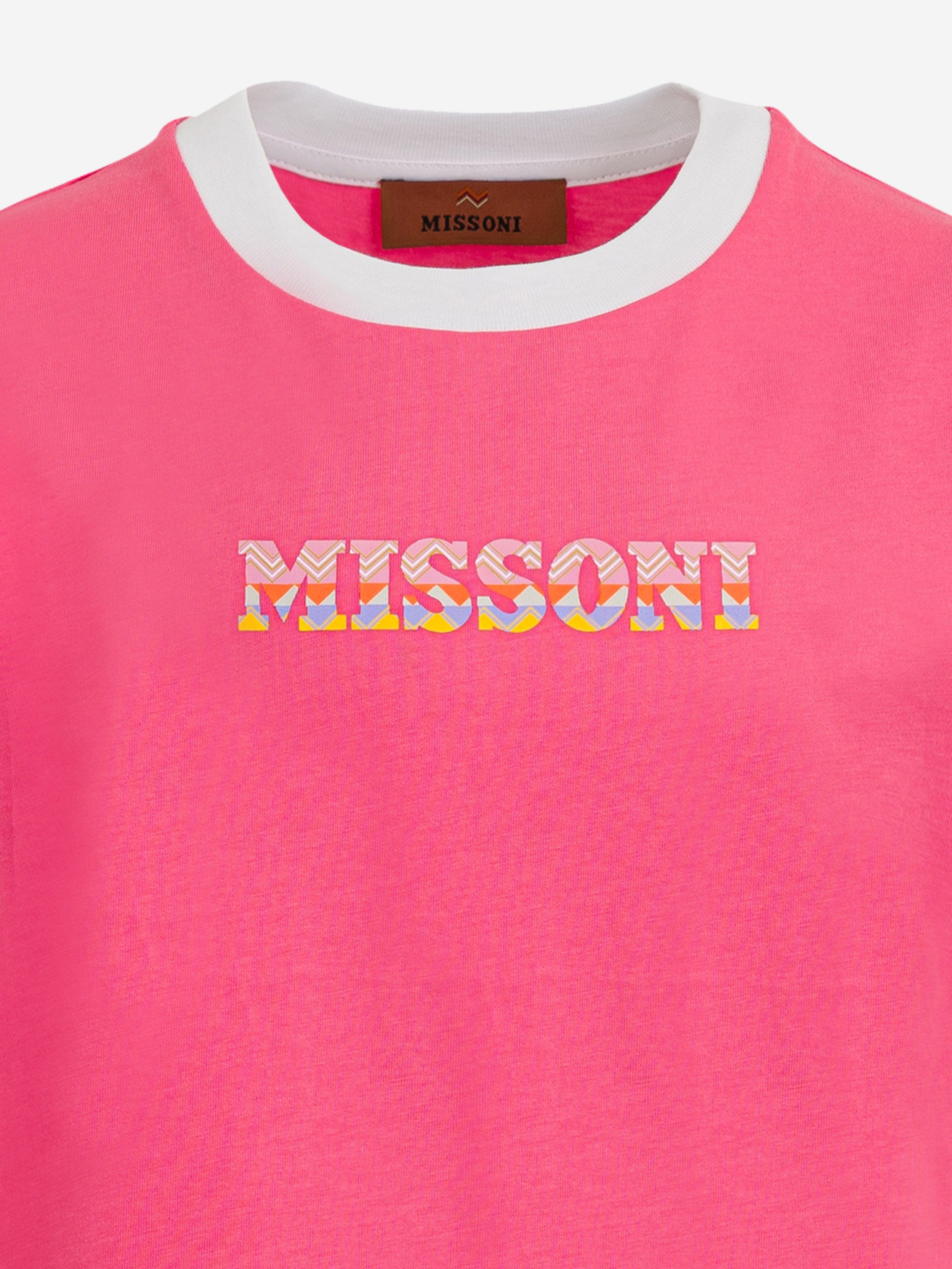 Girls Logo T-Shirt in Pink Outlet New Arrival