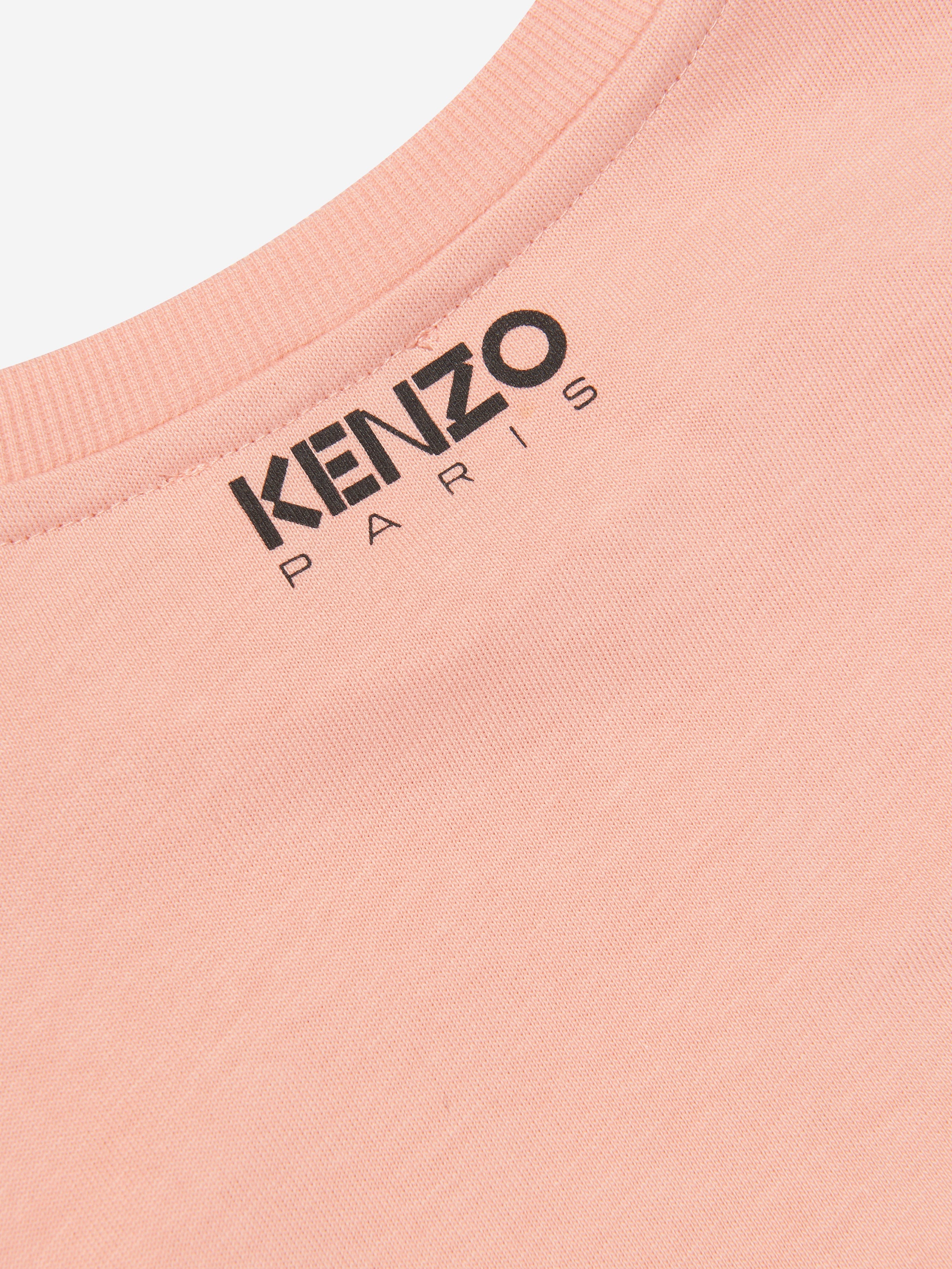 KENZO Girls Kotora Print T-Shirt in Pink Cheap Sale Footlocker Finishline