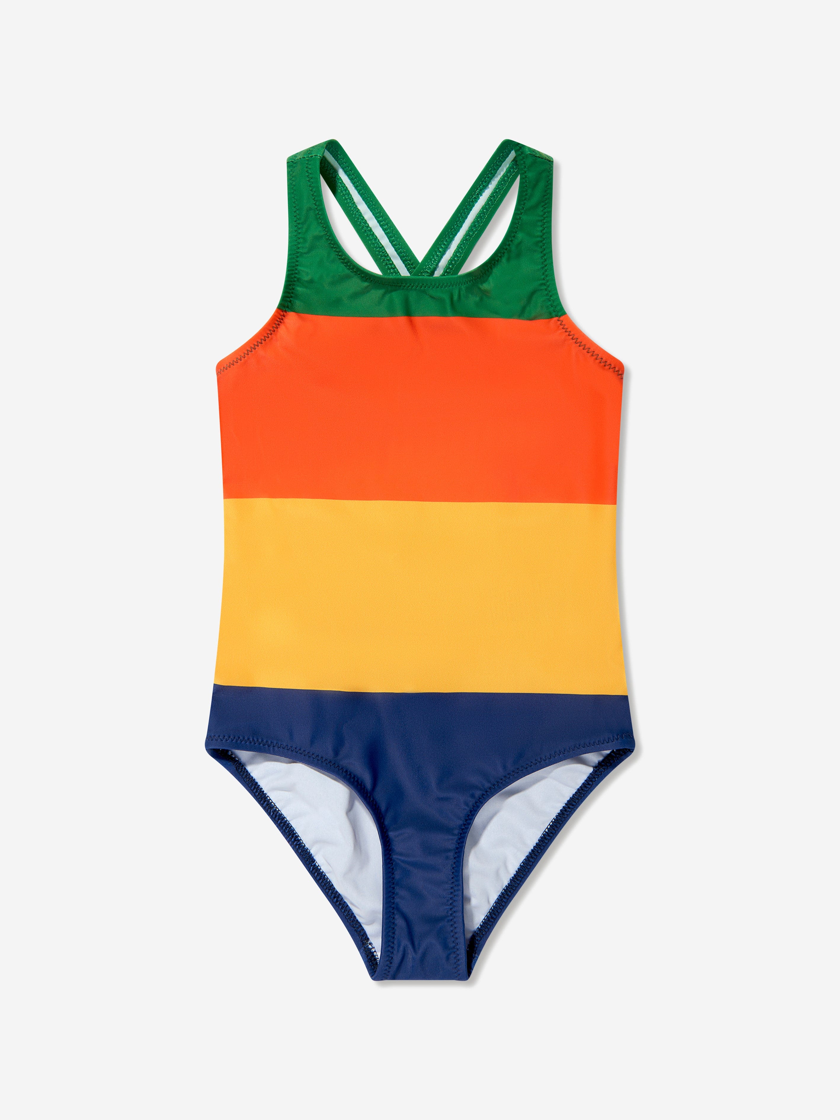 Mini Rodini Girls Striped Swimsuit in Multicolour 2025 Newest Sale Online