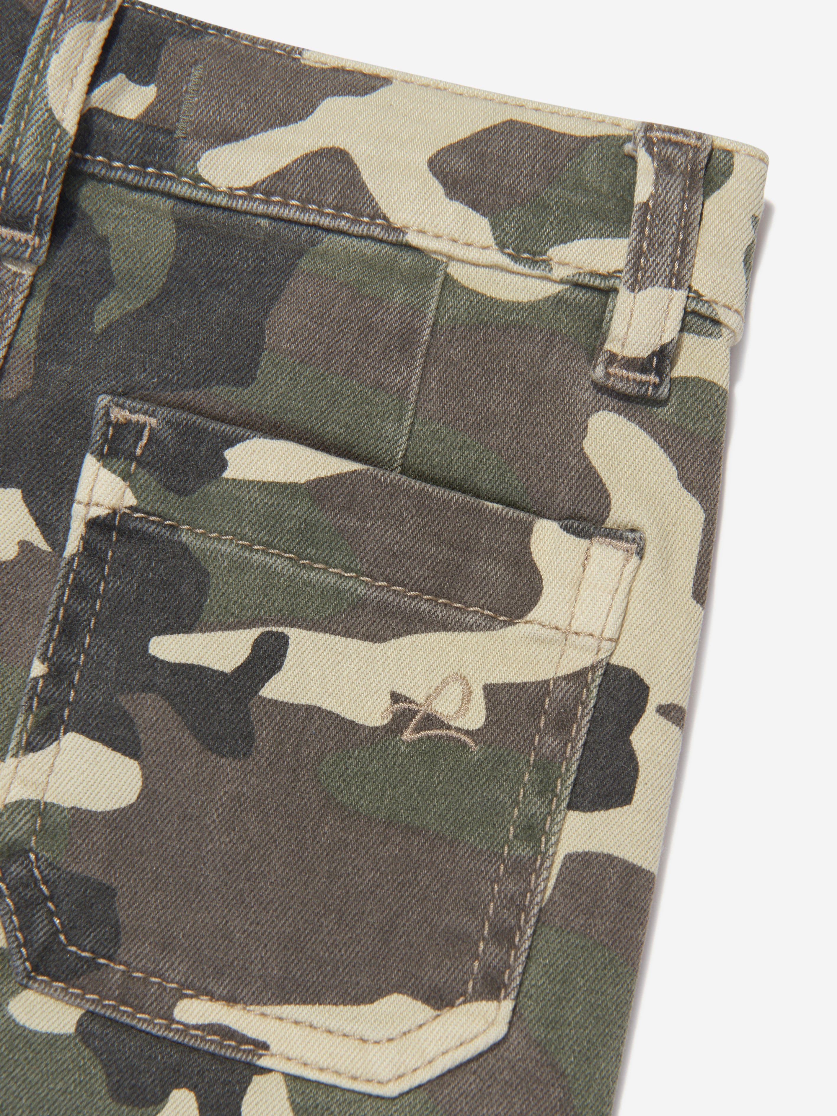 DL1961 Girls Jenny Camouflage Skirt in Green Shop Offer Cheap Online