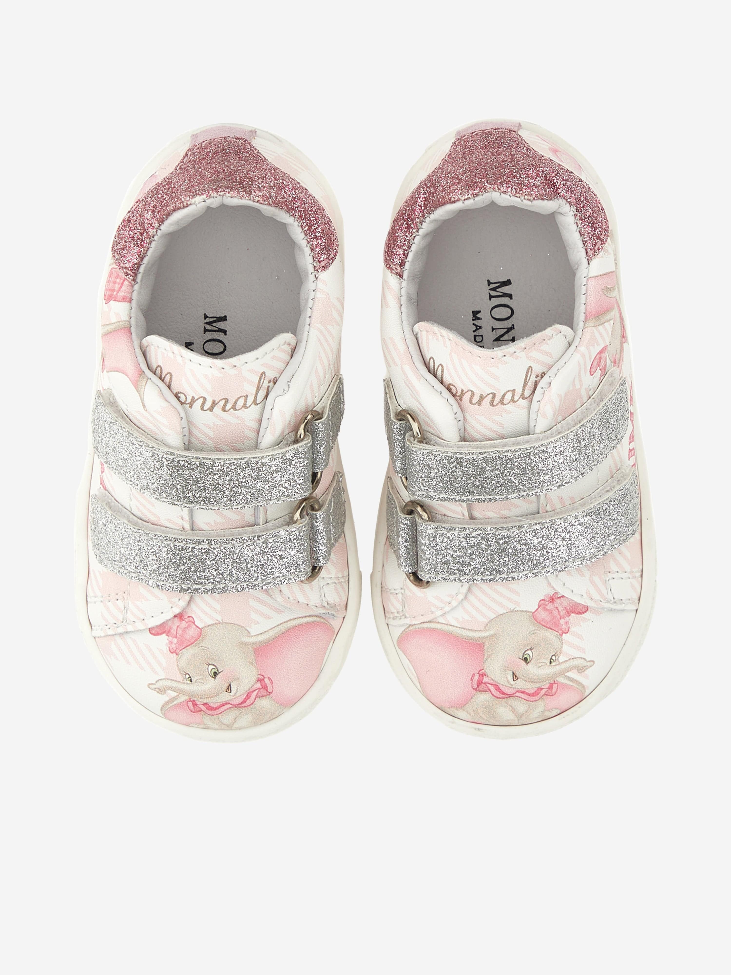 Monnalisa Girls Disney Dumbo Glitter Trainers in Pink Tumblr Cheap Online