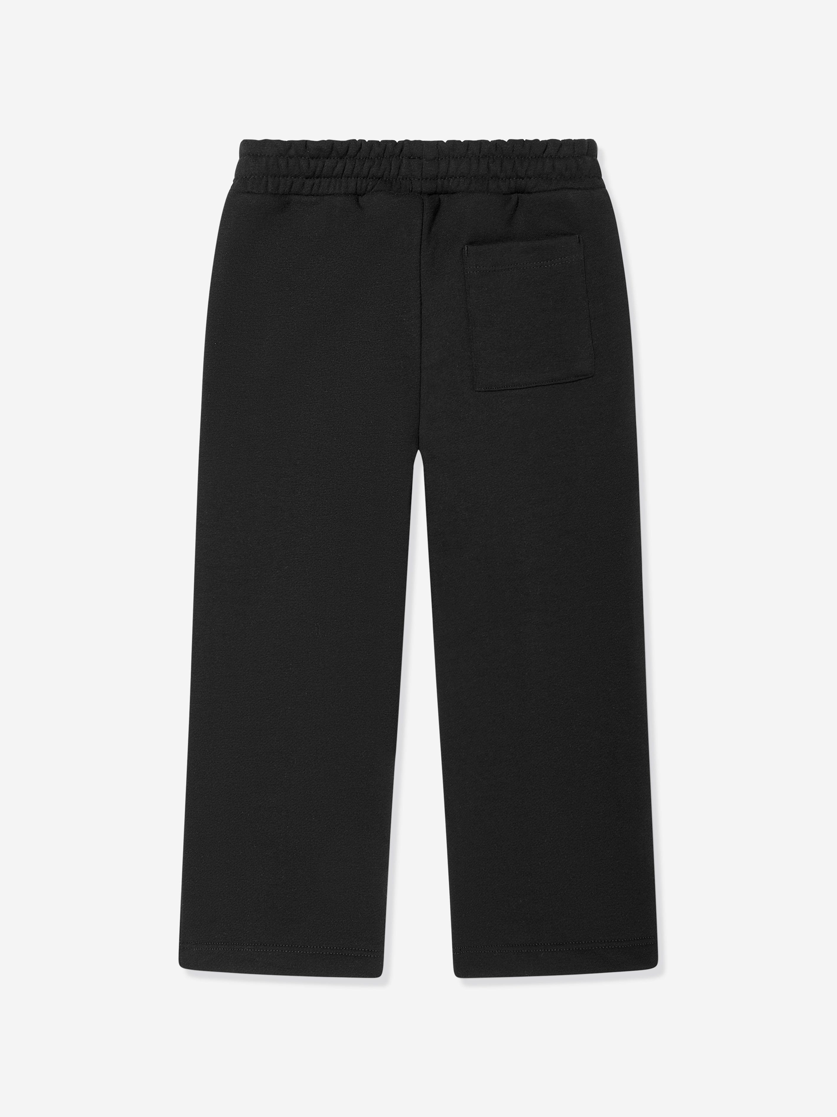 The Couture Club Kids Emblem Applique Joggers in Black Free Shipping Sale Online