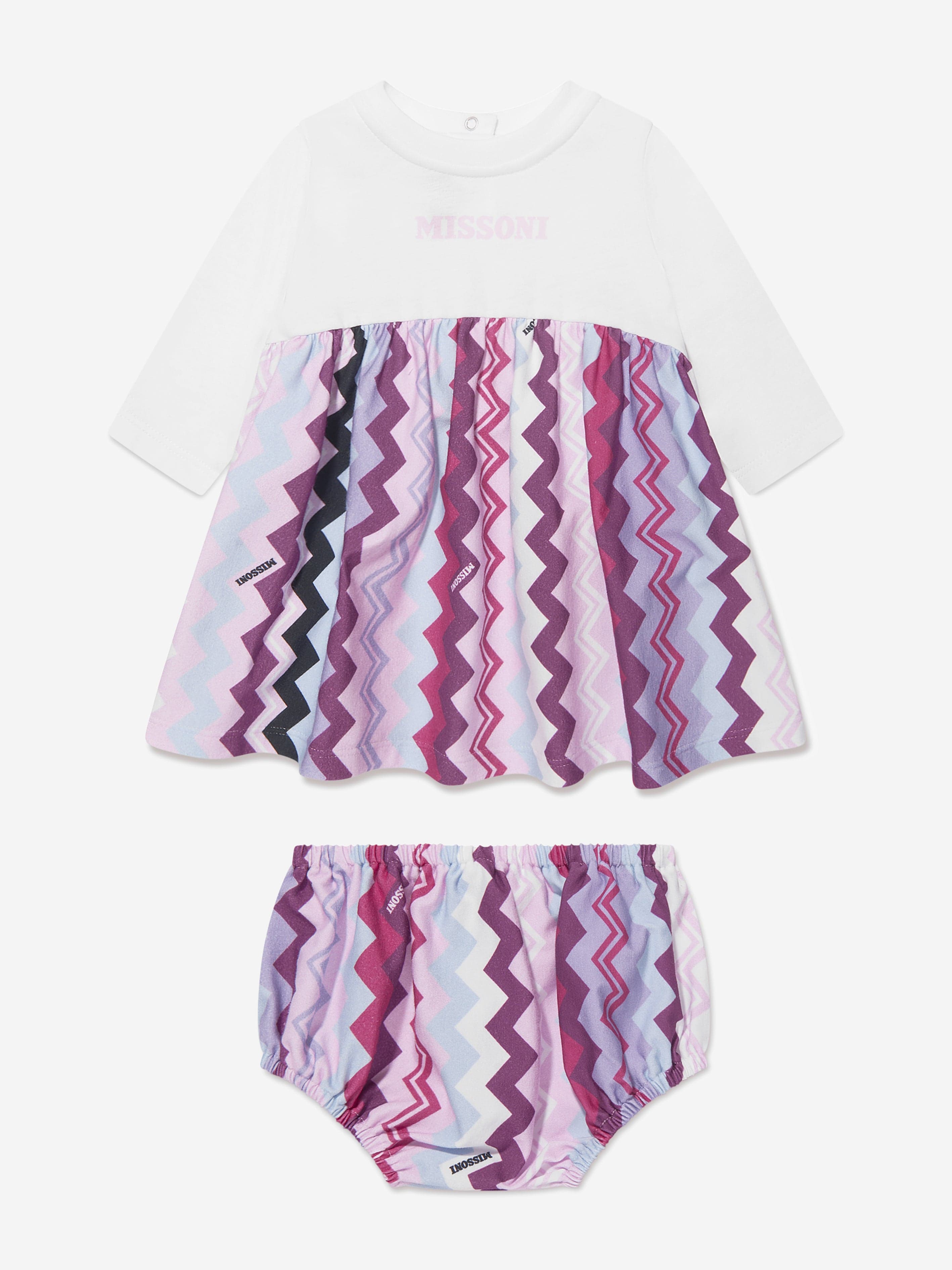 Missoni Baby Girls Zigzag Dress in Pink Buy Cheap Browse